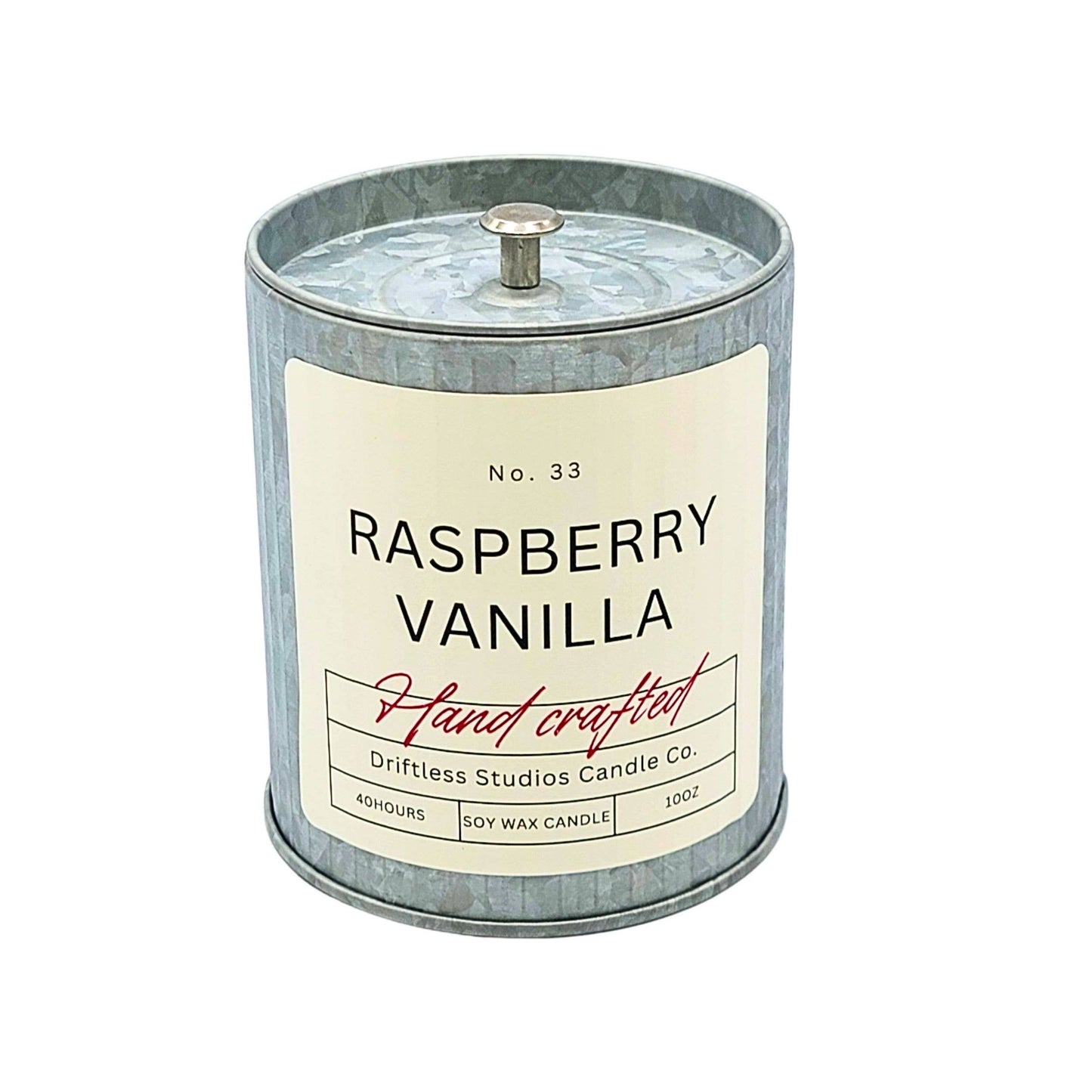 Raspberry Vanilla Fall Farmhouse Candle - Halloween Candles