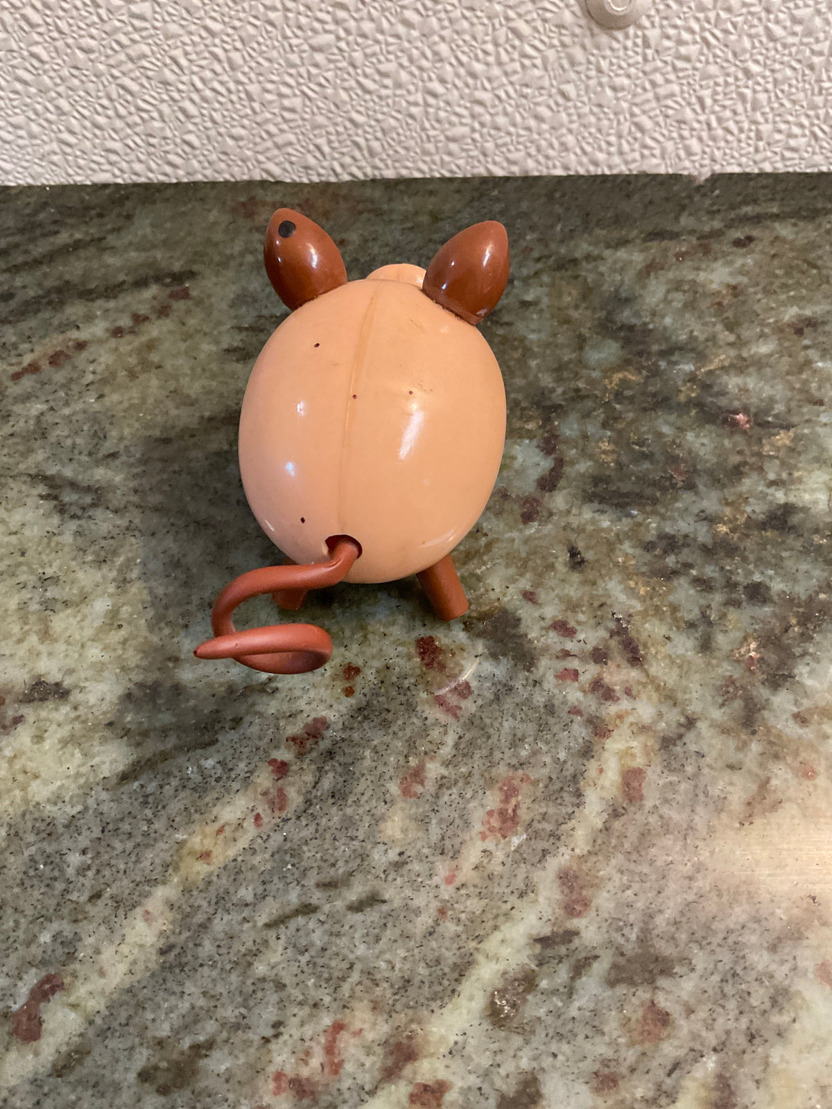 Vintage Wind Up Plastic Pig