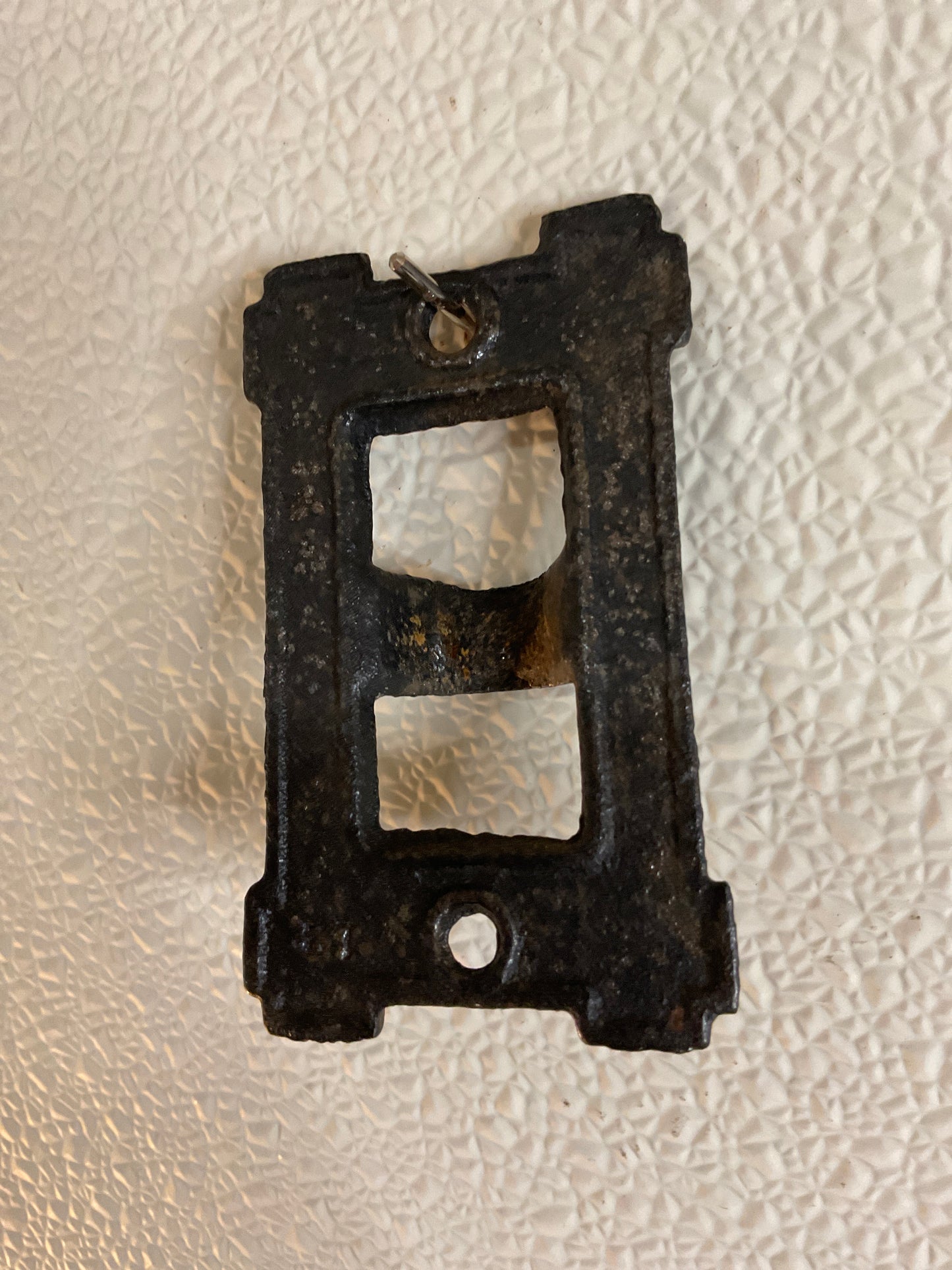 Vintage Cast Iron Oil Lamp Wall Mount Bracket