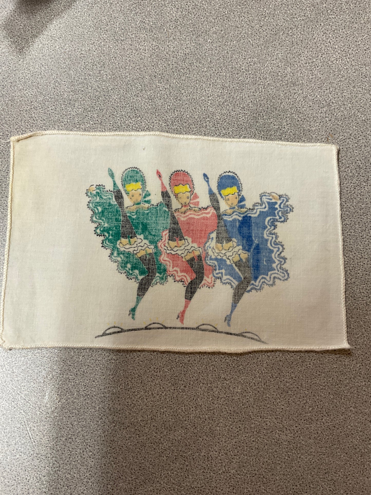Vintage Lady’s Cocktail Napkin