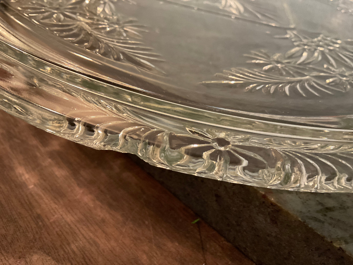 Indiana Glass Line 731 Cake Plate 1930’s