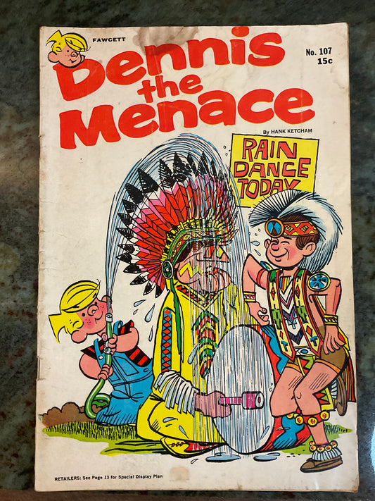1970 Dennis The Menace Rain Dance Today #107