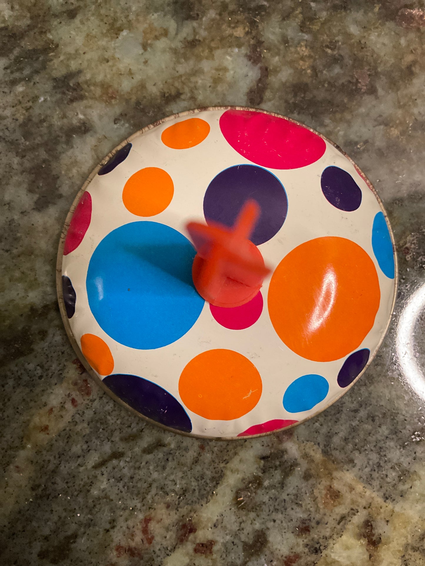 Metal Noise Maker w/Variety of Dots