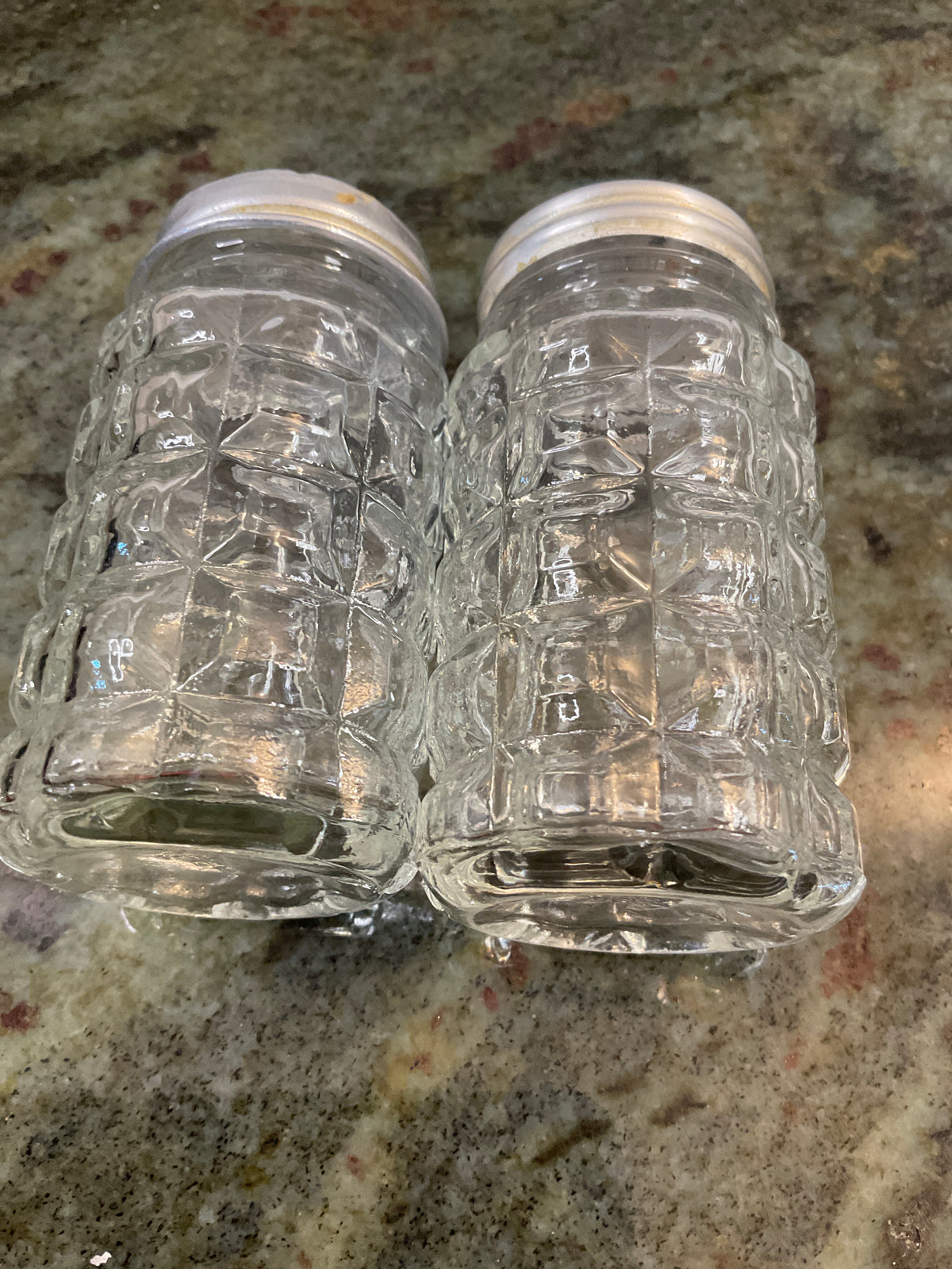 Anchor Hocking Vintage Salt and Pepper Shakers