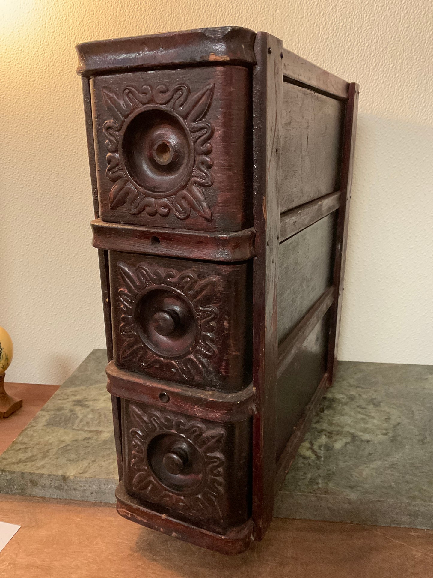 Vintage Sewing Machine Drawers