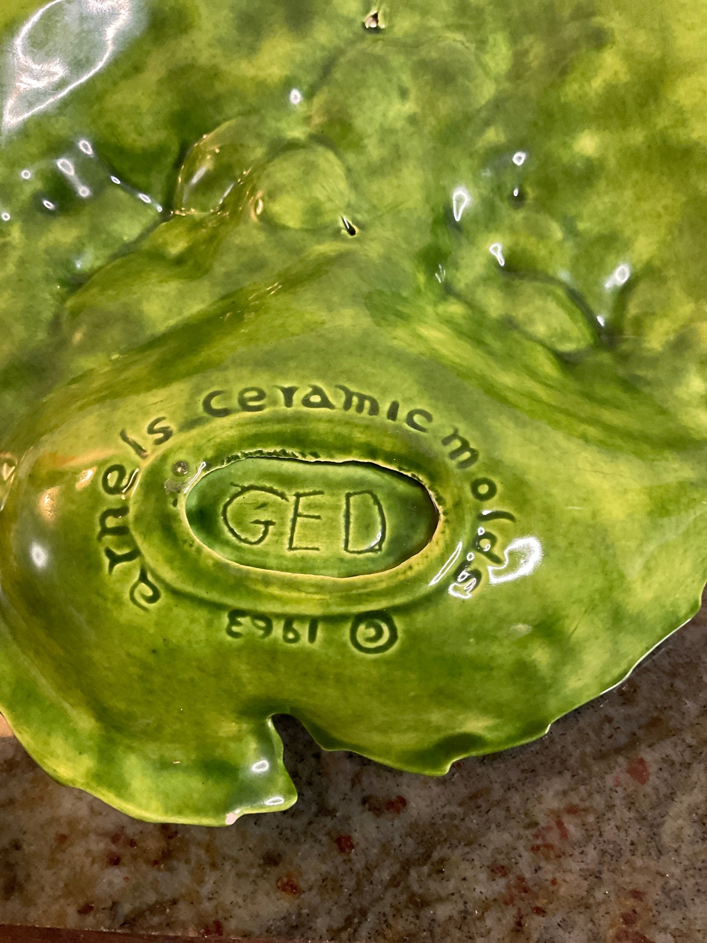 Vintage Ceramic Arnel’s Ceramic Dish