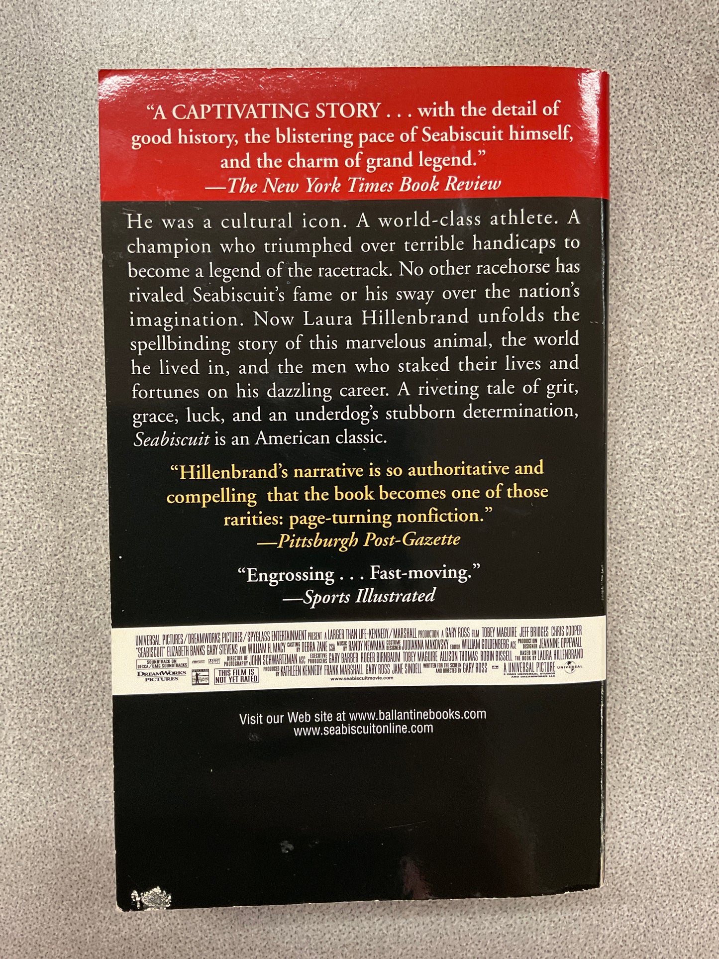 Paperback ‘Seabiscuit An American Legend’ 2003
