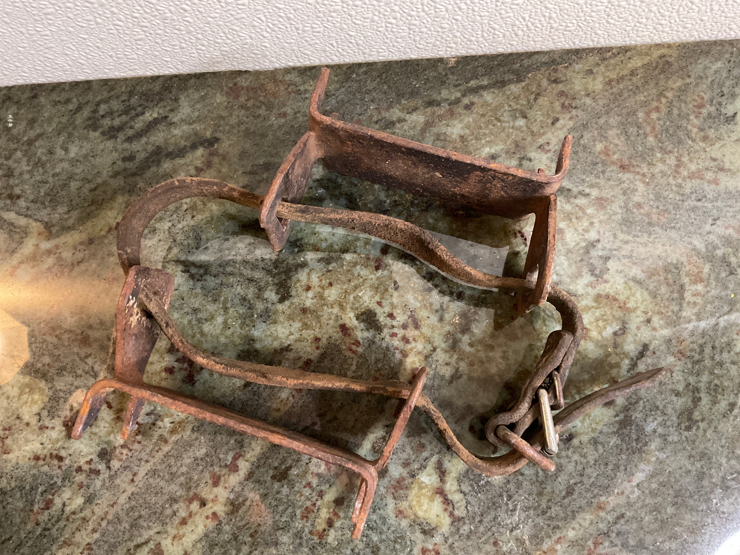 Antique Iron Steel Ice Cleats