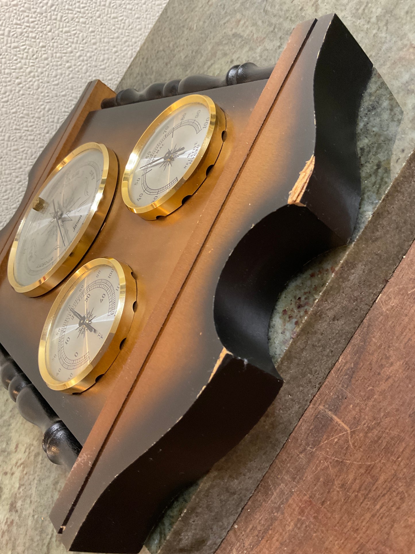 Vtg Jason Wall Barometer made in Japan