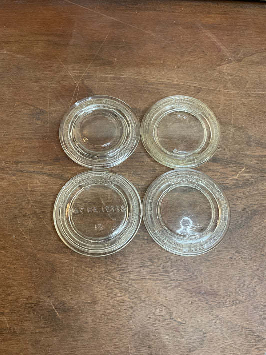 Vintage Presto Jar Lids Lot Of 4