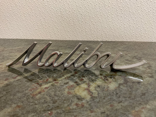 Vtg Chevy Malibu Emblem