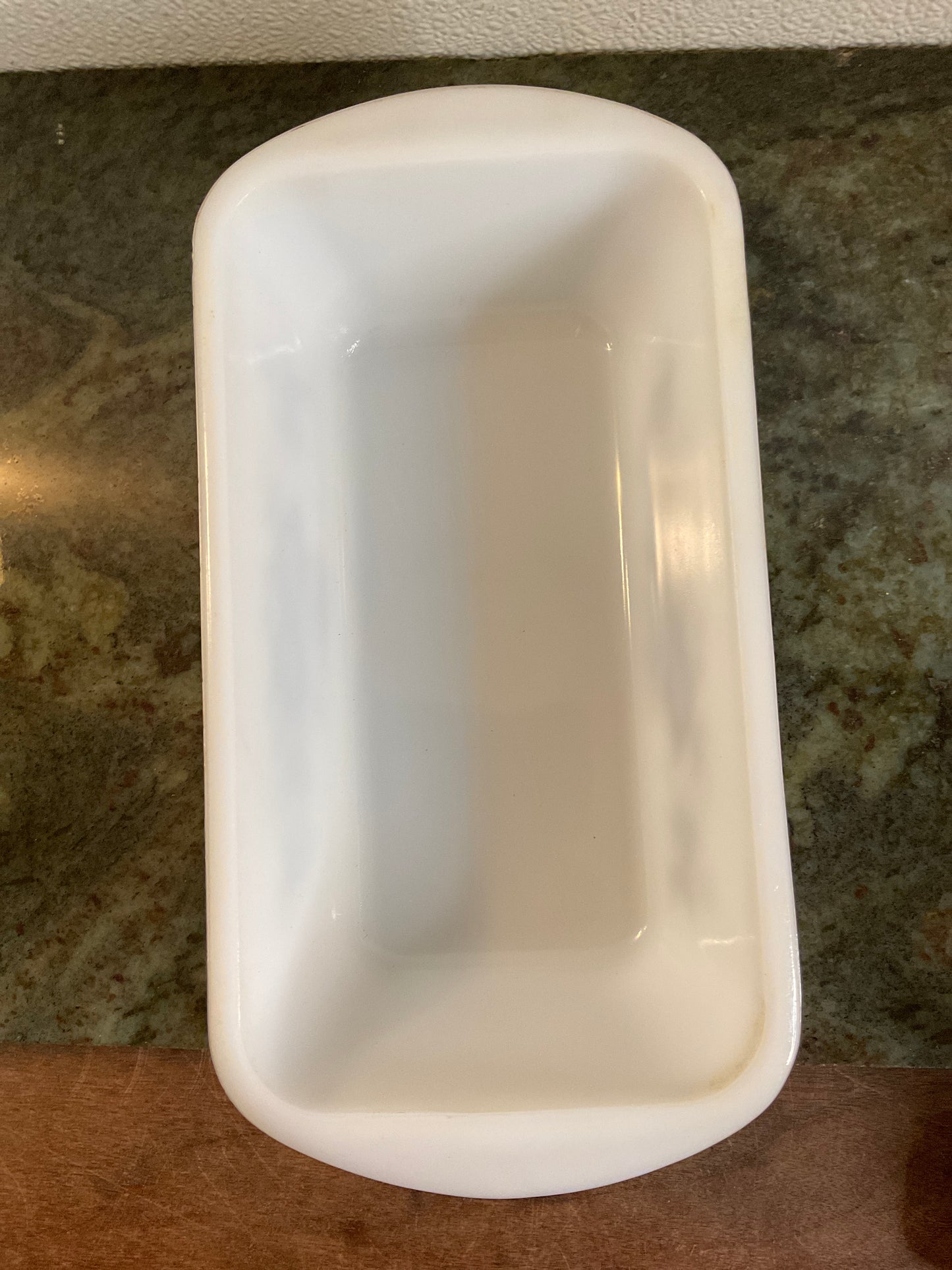 Glasbake Blue Onion Loaf Pan