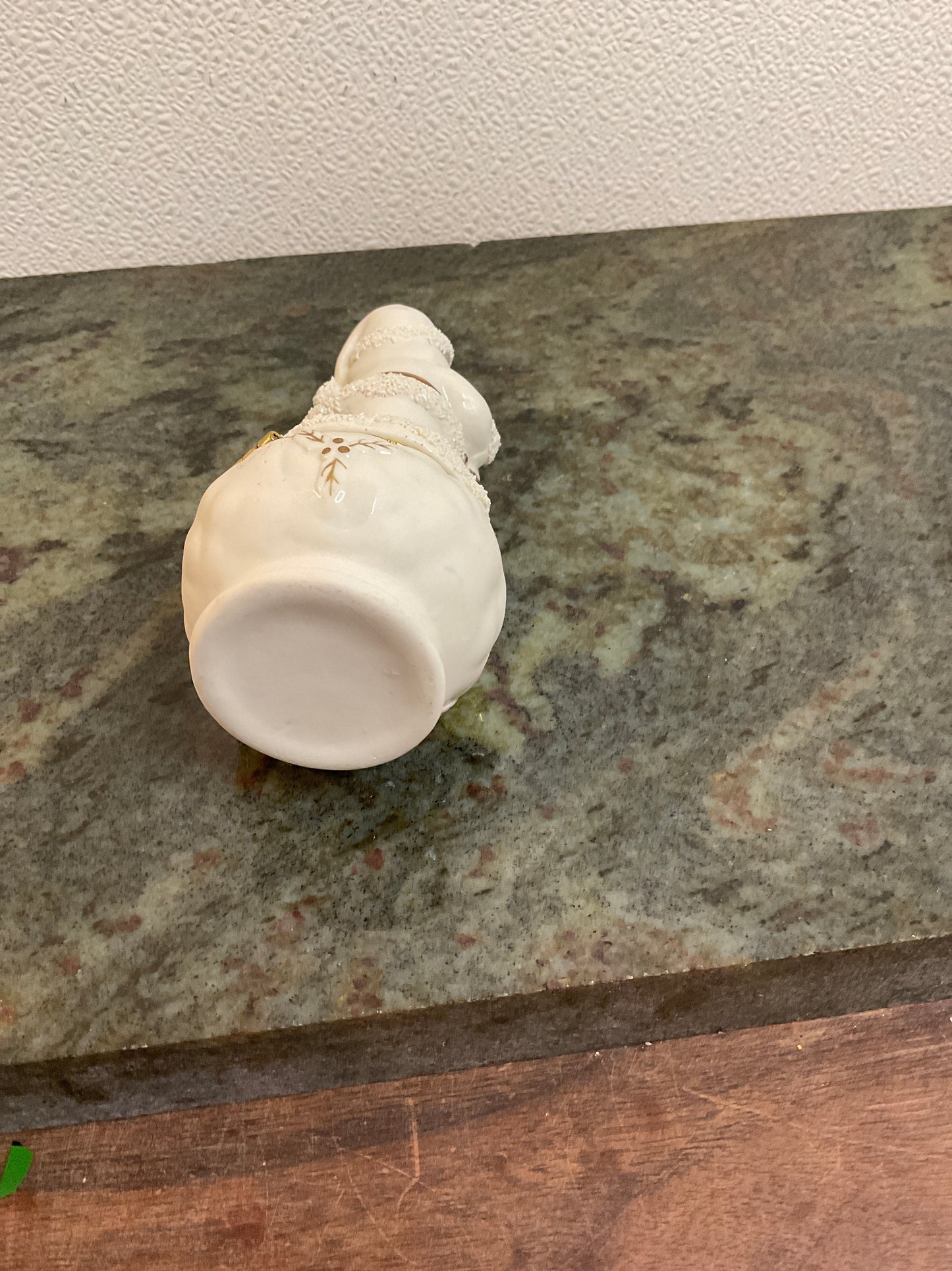 Vintage Porcelain Santa Trinket Box