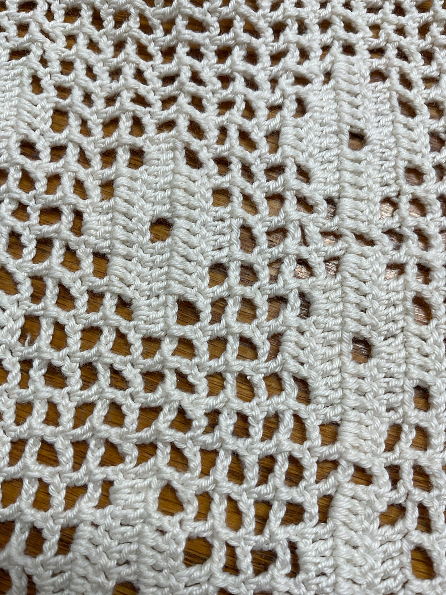 Square Crotched Doily 12 X 12