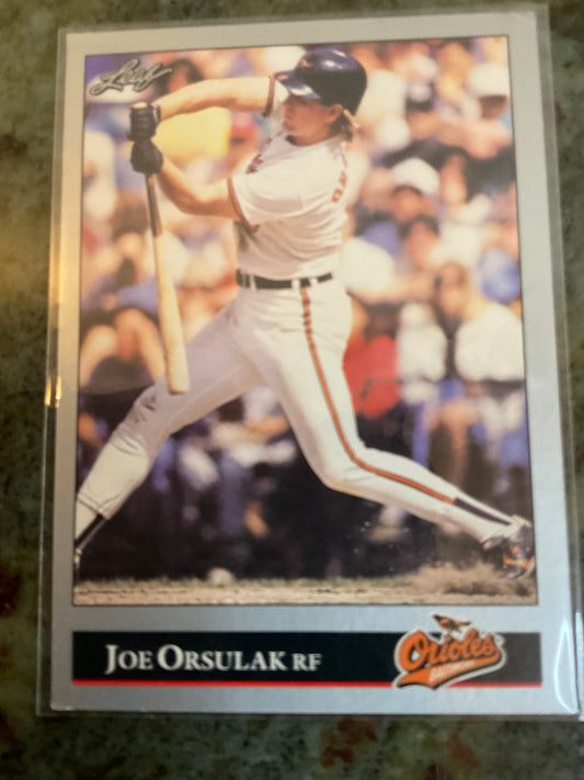 Joe Orsulak Baltimore Orioles
