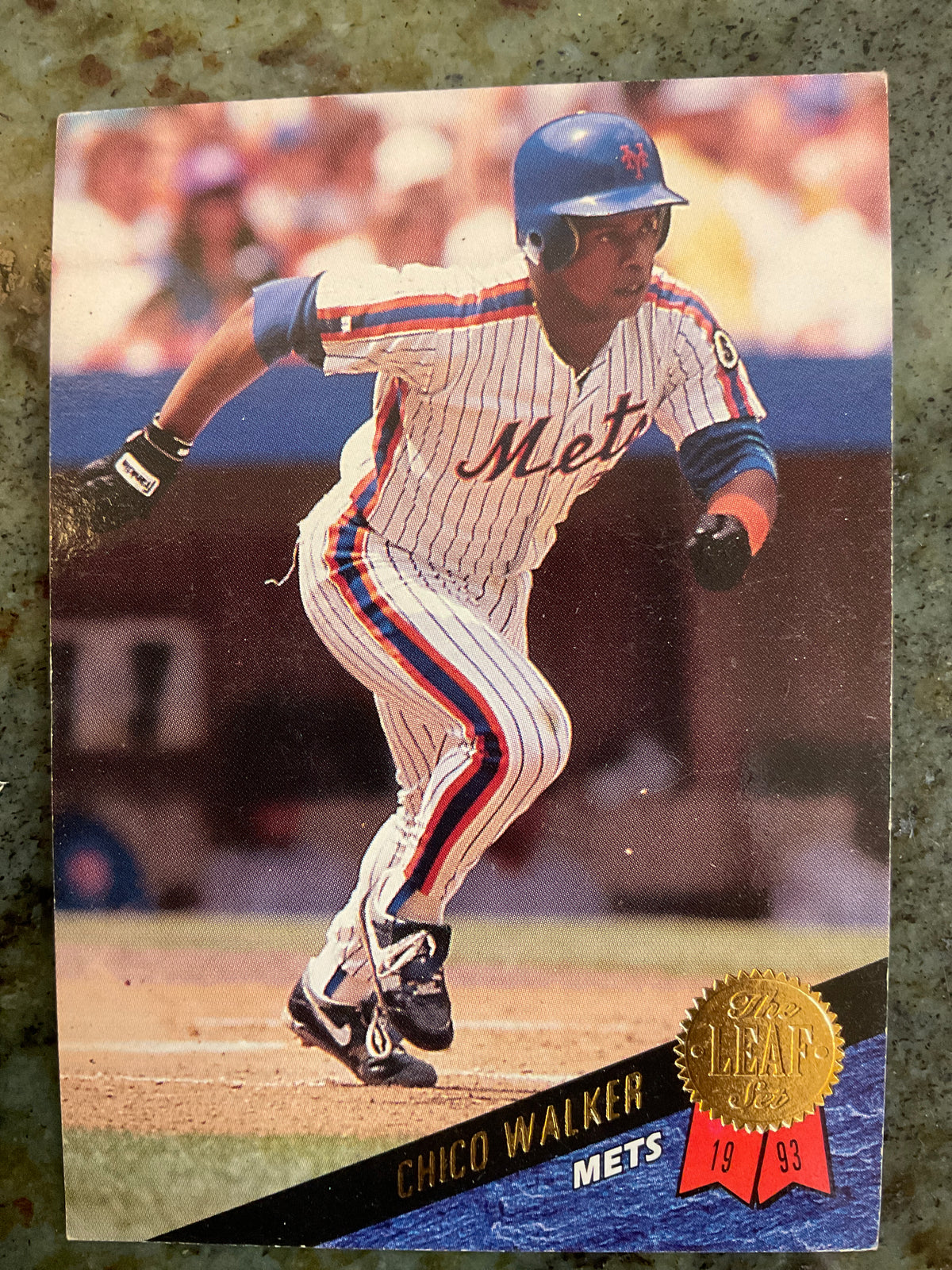 Chico Walker 1993 Leaf Baseball Card