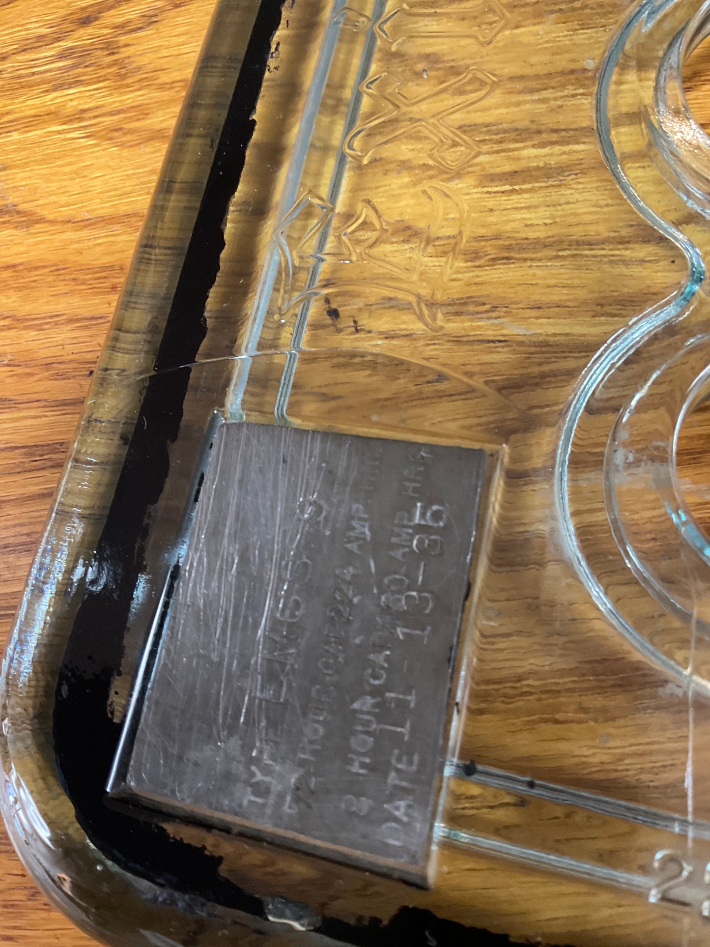 Exide Glass Empty Battery