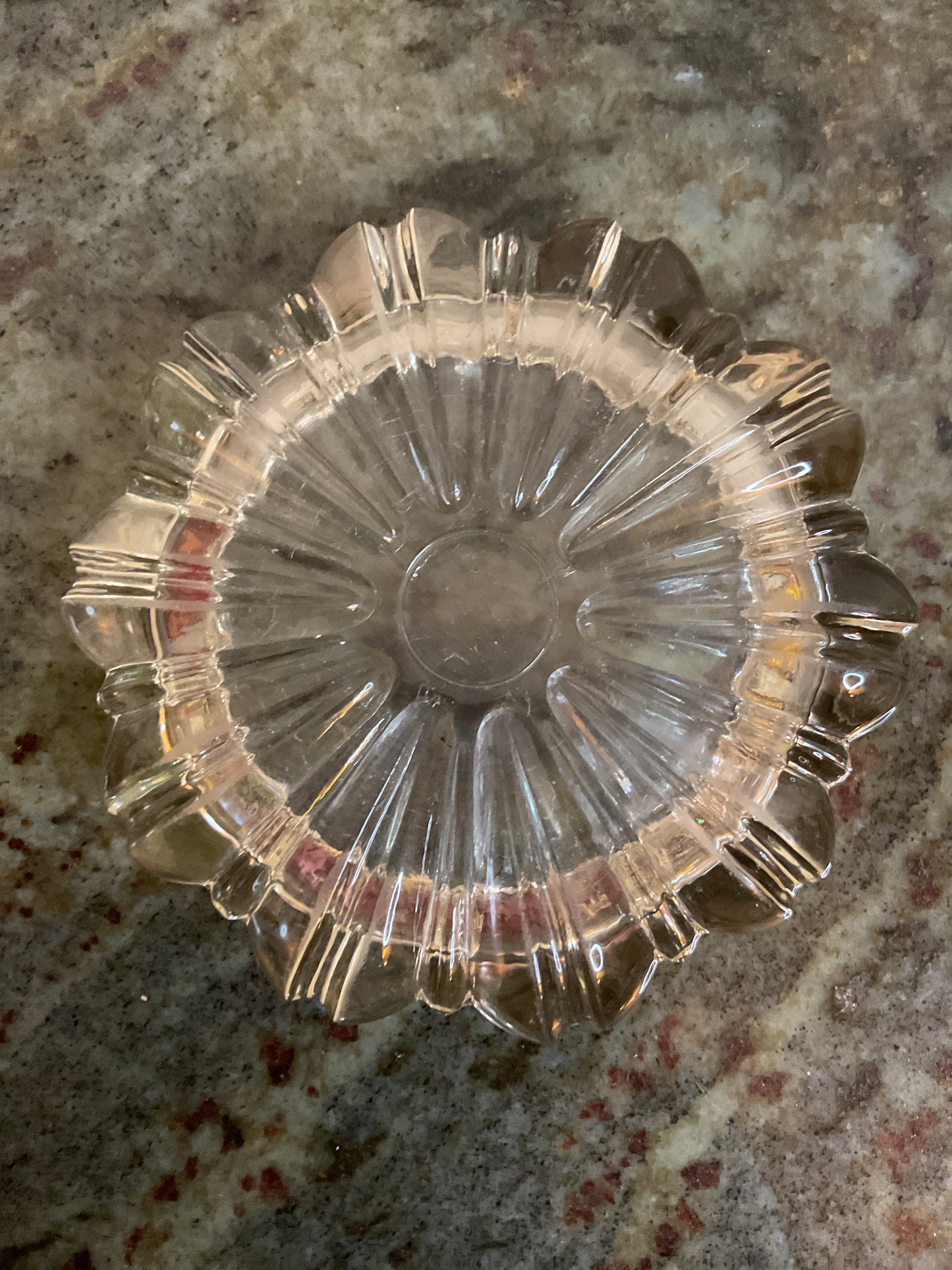 Vintage Hazel Atlas Clear Glass Ash Tray