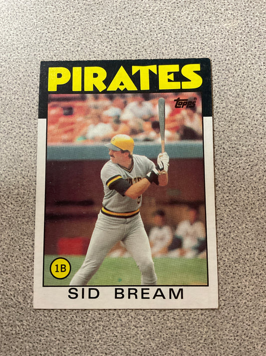 Baseball Card Sid Bream