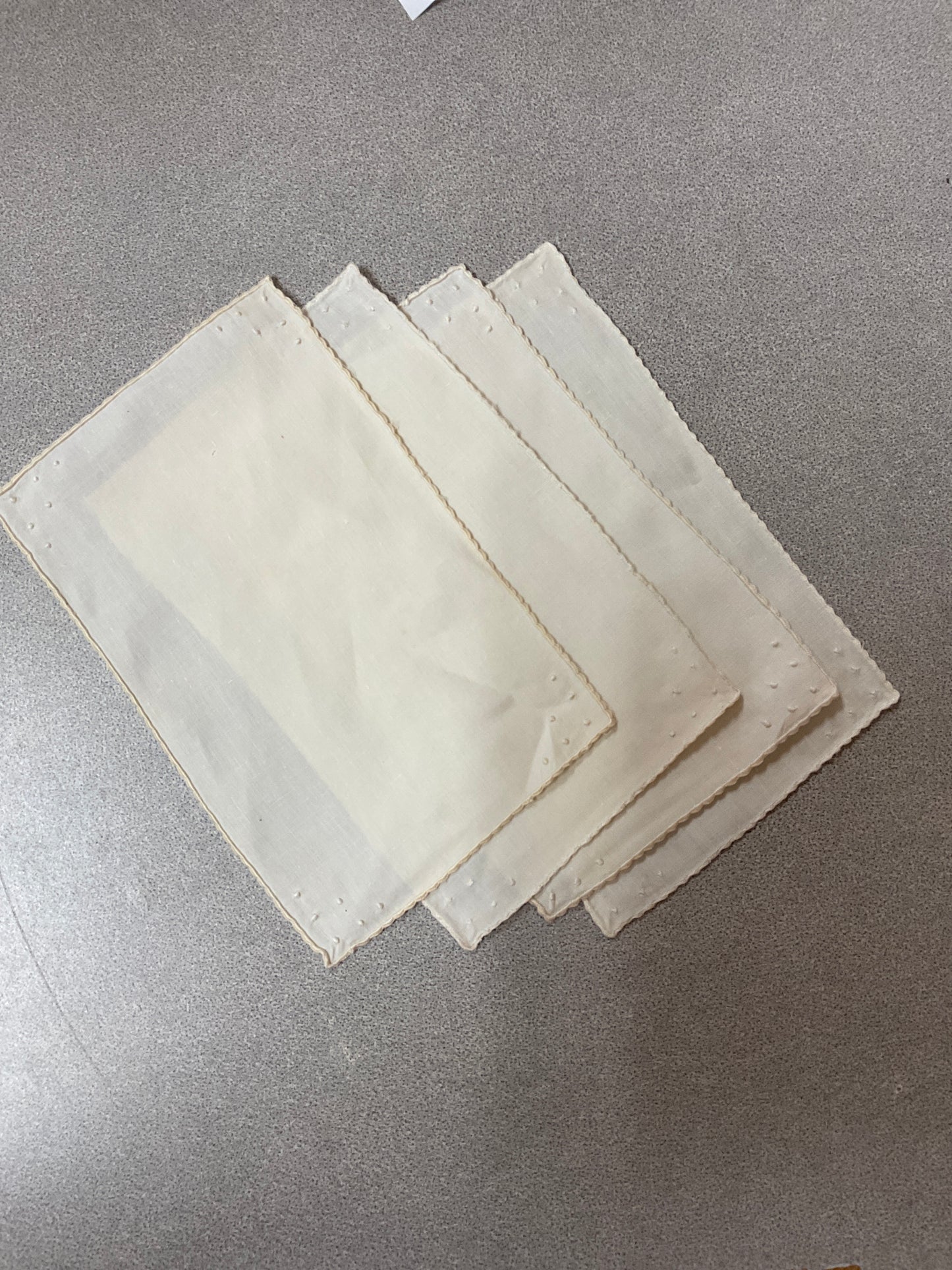 Vintage Cocktail Napkins Set of Four