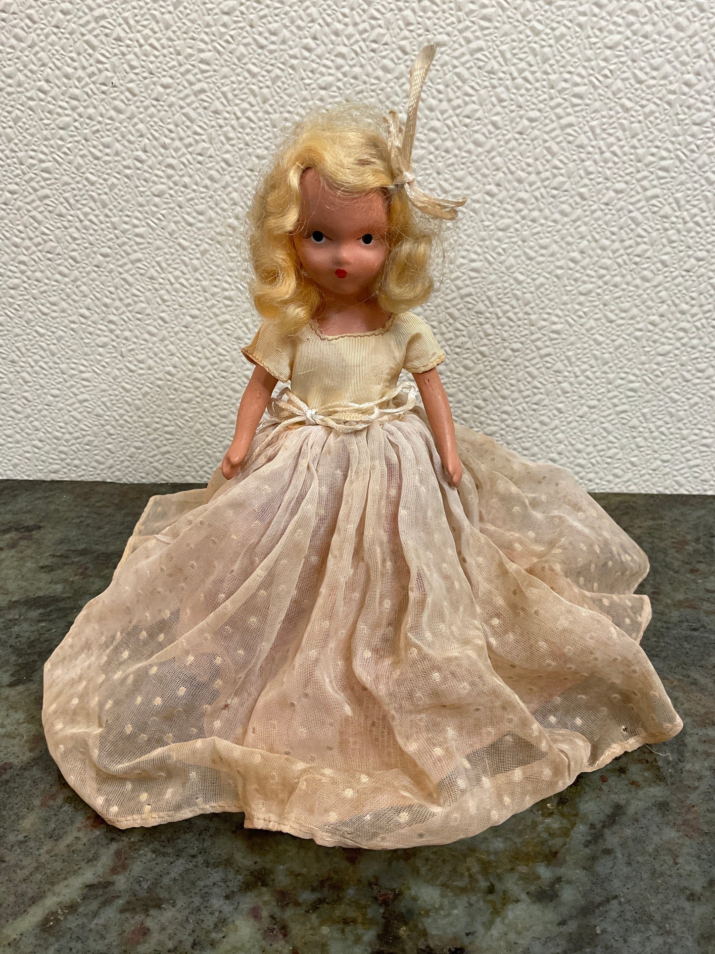 Vtg A Rosebud Girl to Love June Bisque