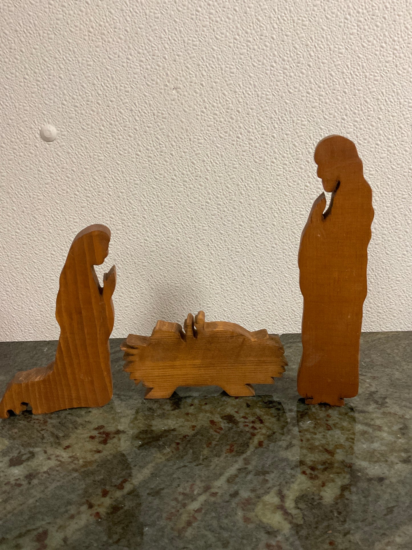 8 Pc. Wood Nativity Set