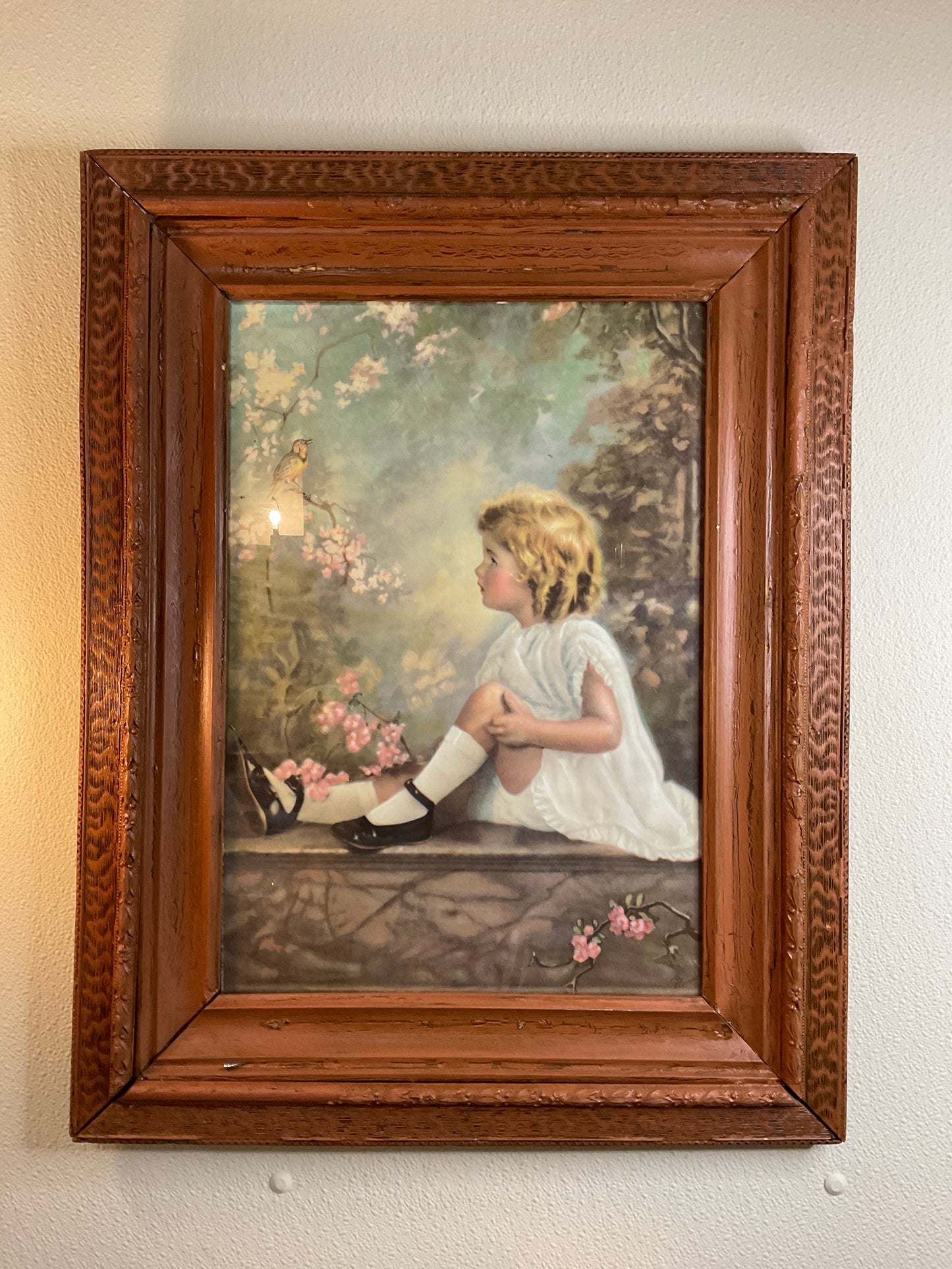Vtg 1930’s Florence Lindsey Lithograph
