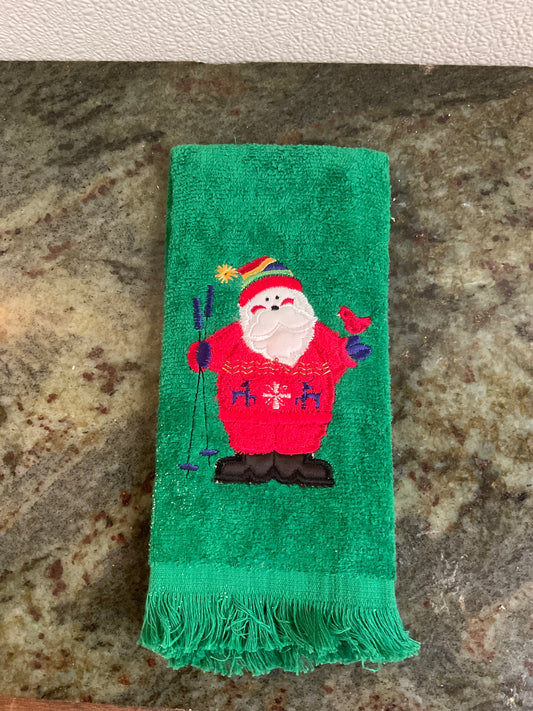 Vintage Santa Hand towel