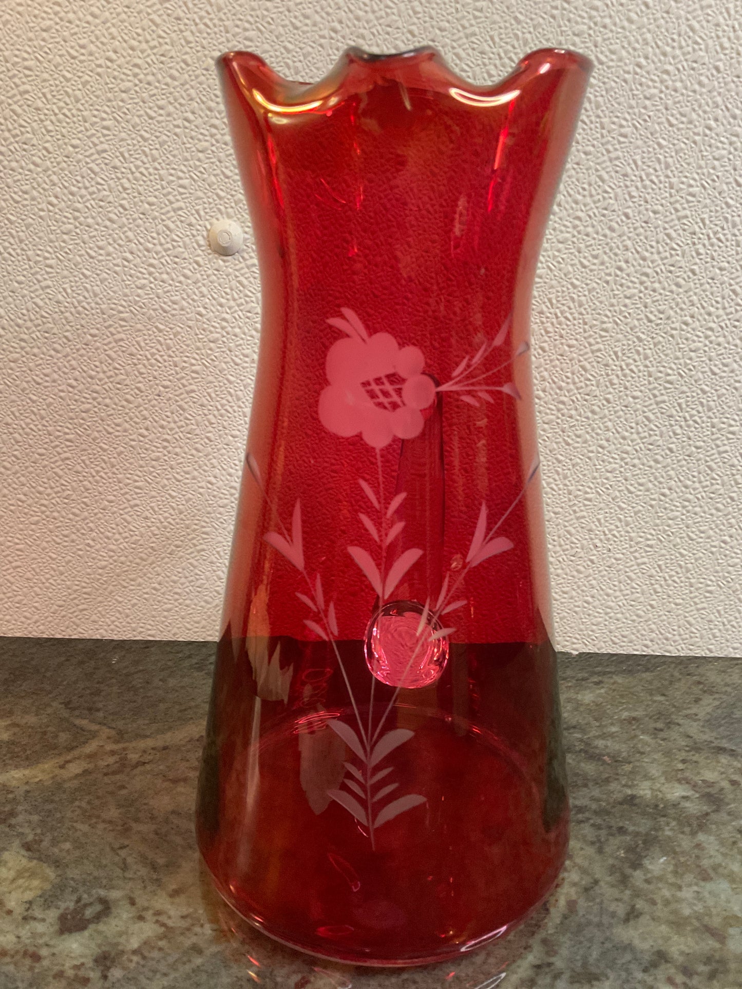 MCM Ruby Cranberry Cocktail Set