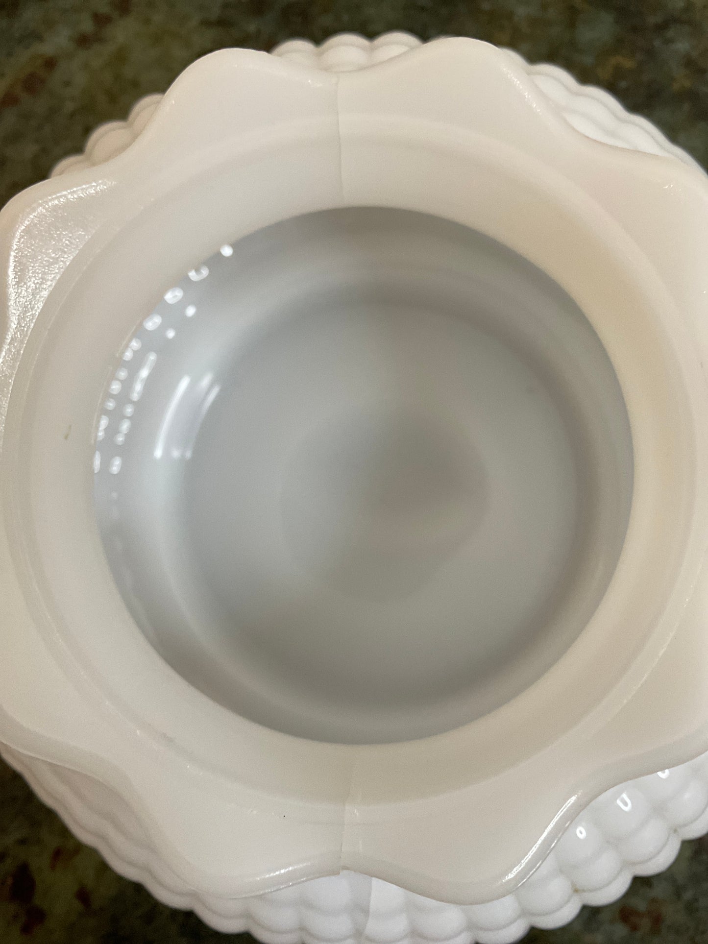 Vintage Milk Glass Vase