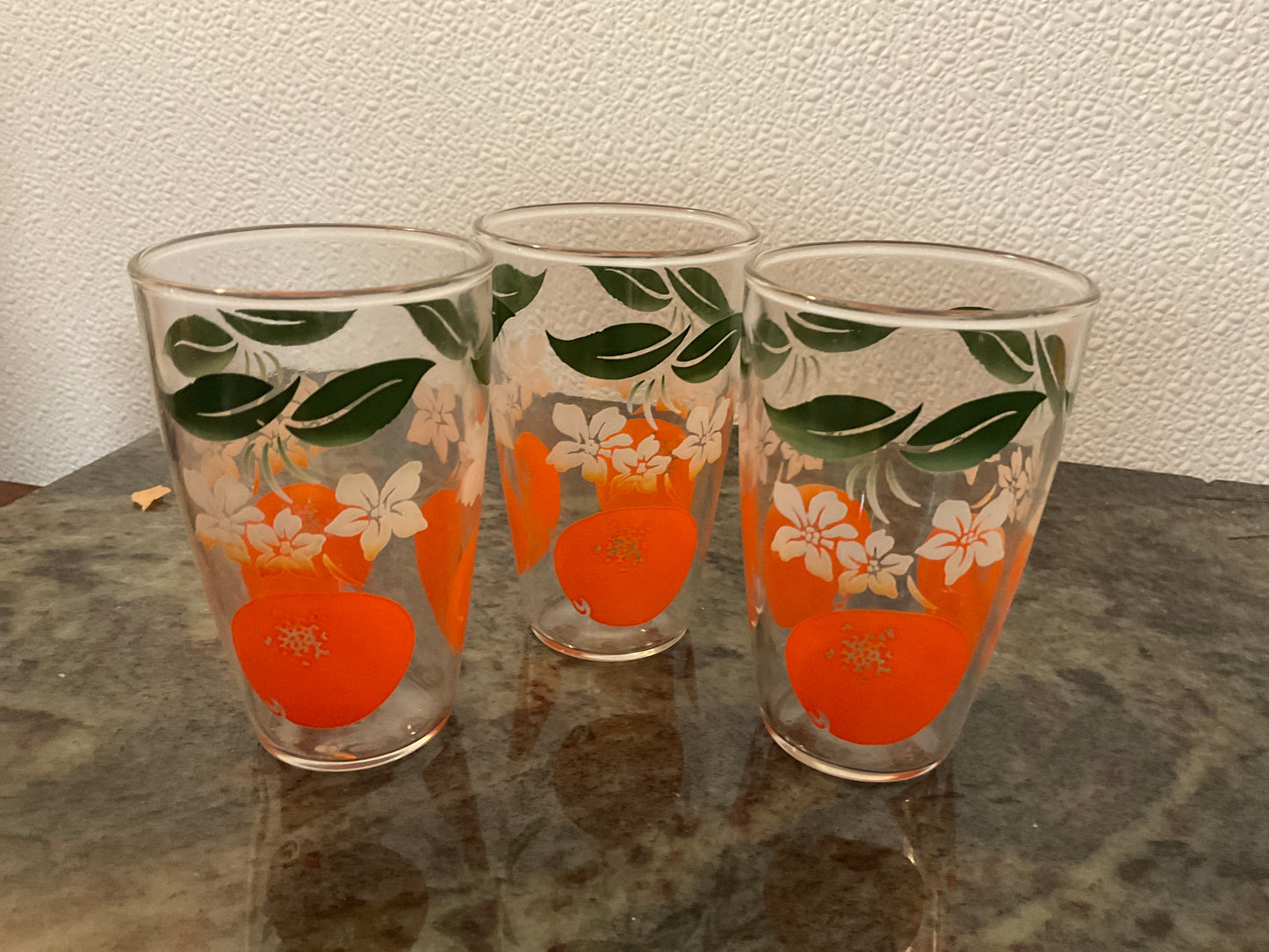 4pc Vintage Anchor Hocking Juice Set
