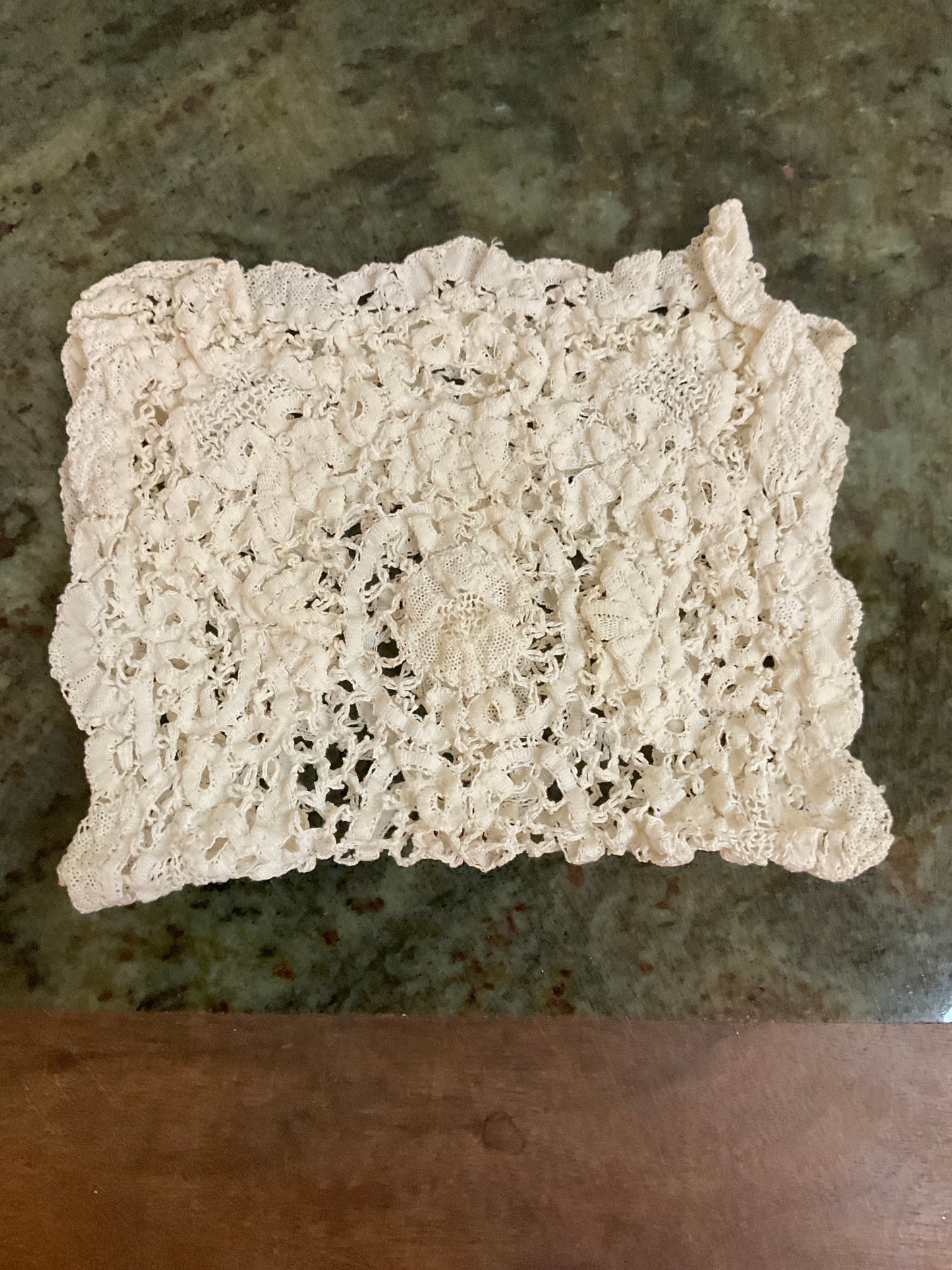 Washed Crochet Doily