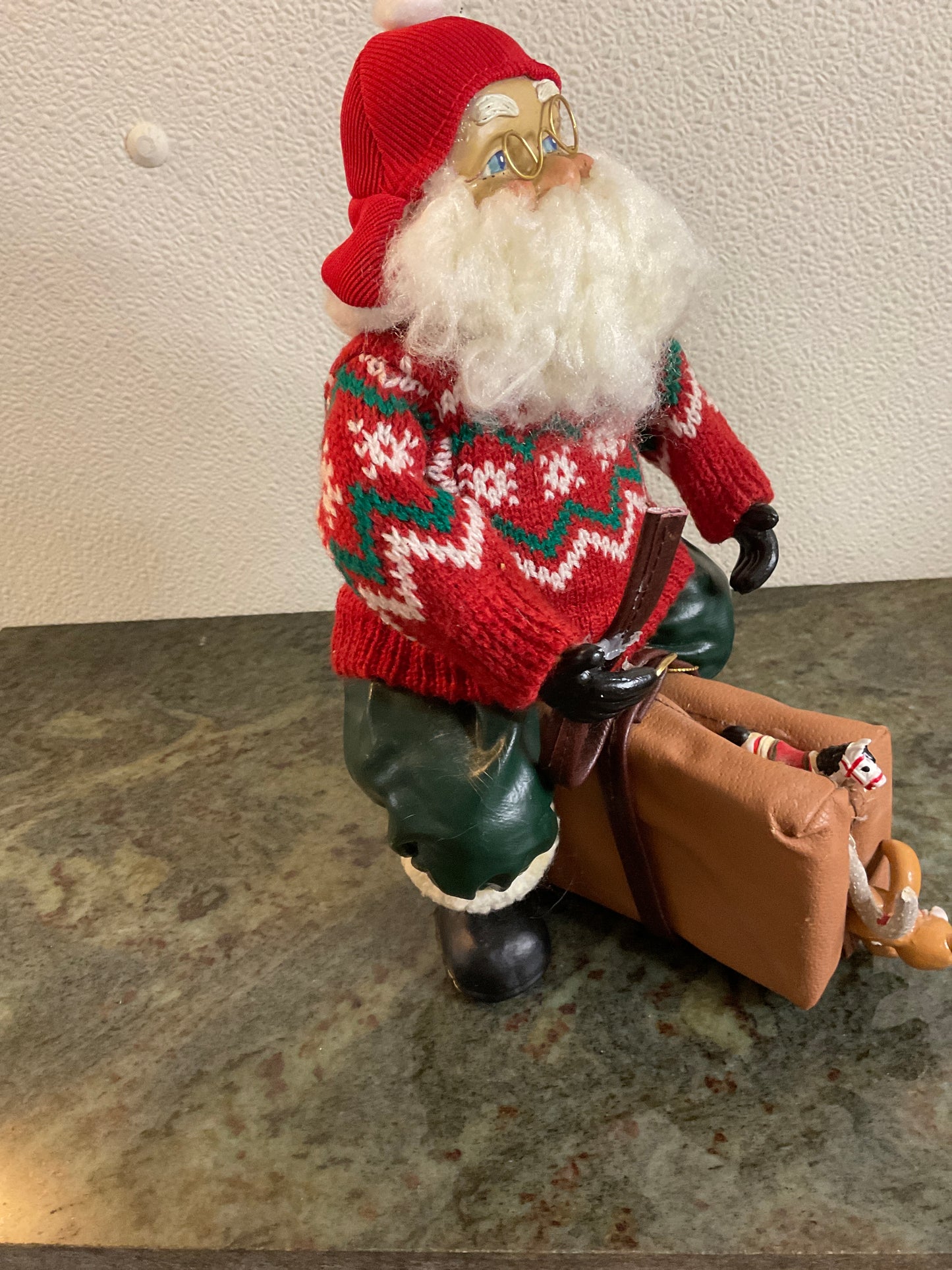Vintage Traveling Santa