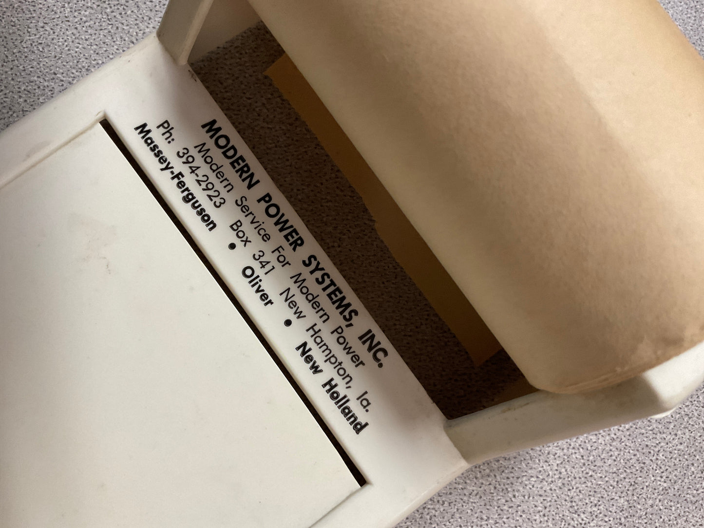 New Hampton Advertising Paper Dispenser