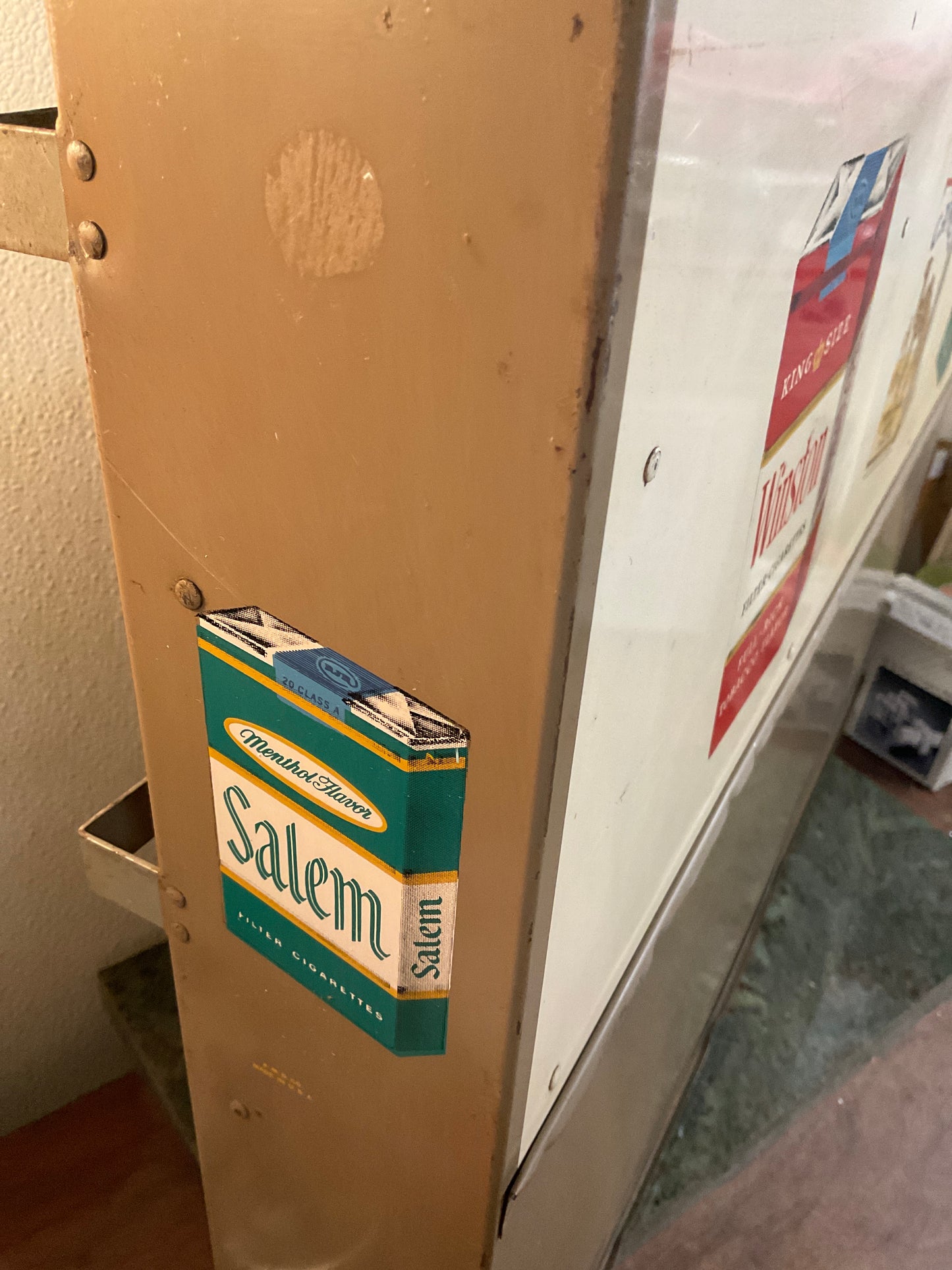Vintage Cigarette Display Case