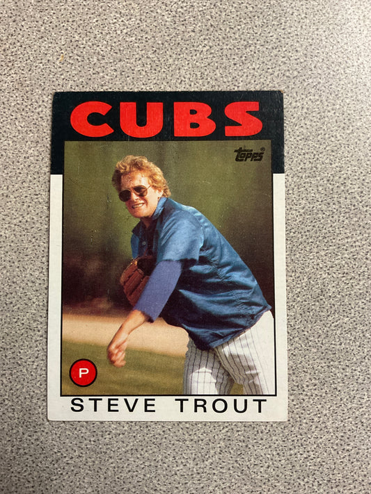 Baseball Card-Steve Trout