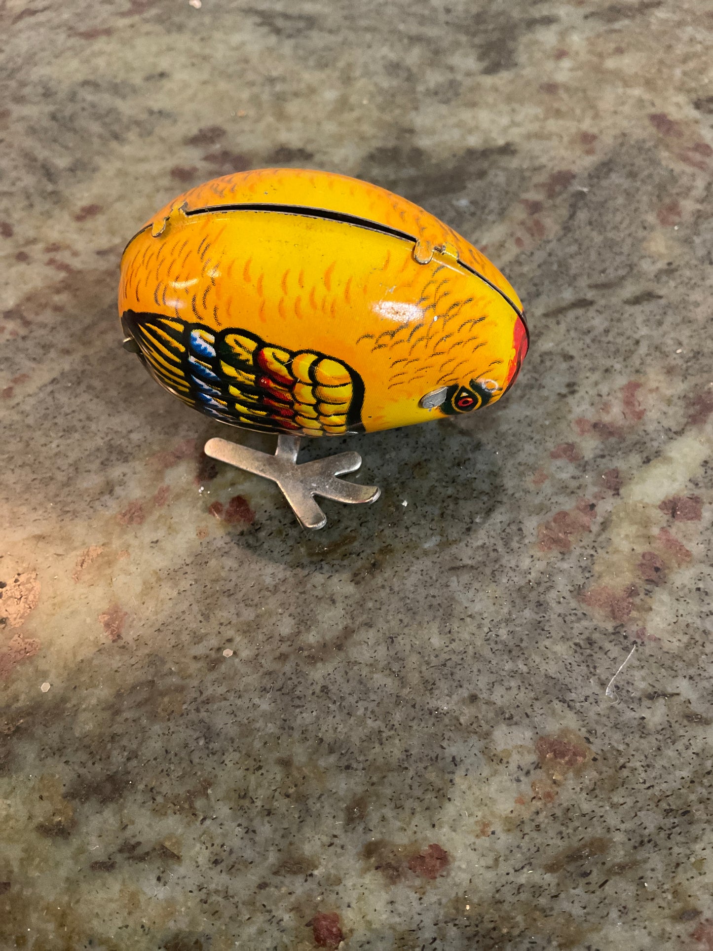Set of 3 Tin Litho wind- up Birds