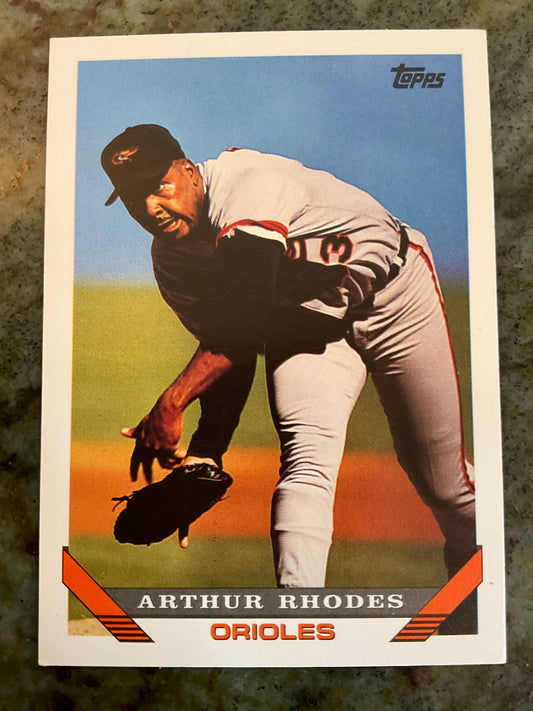 1992 Topps Arthur Rhodes Baseball Card
