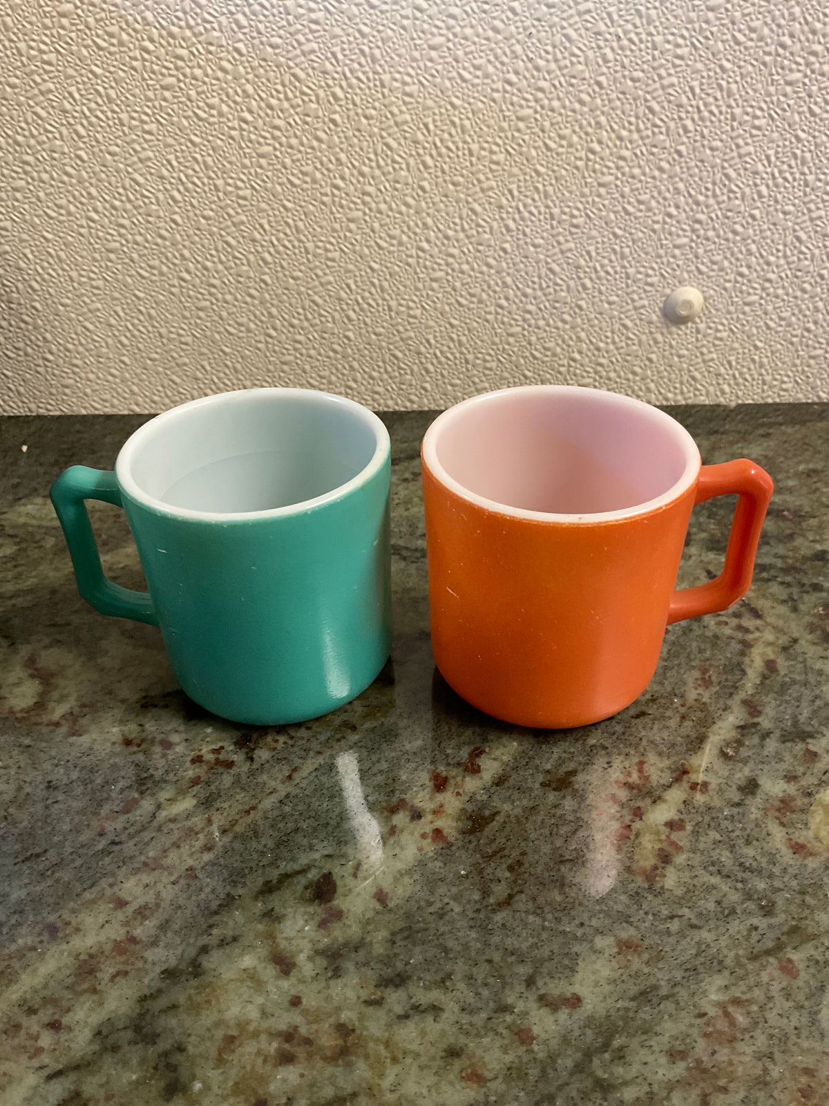 Fire King Milk Glass Mugs Anchor Hocking