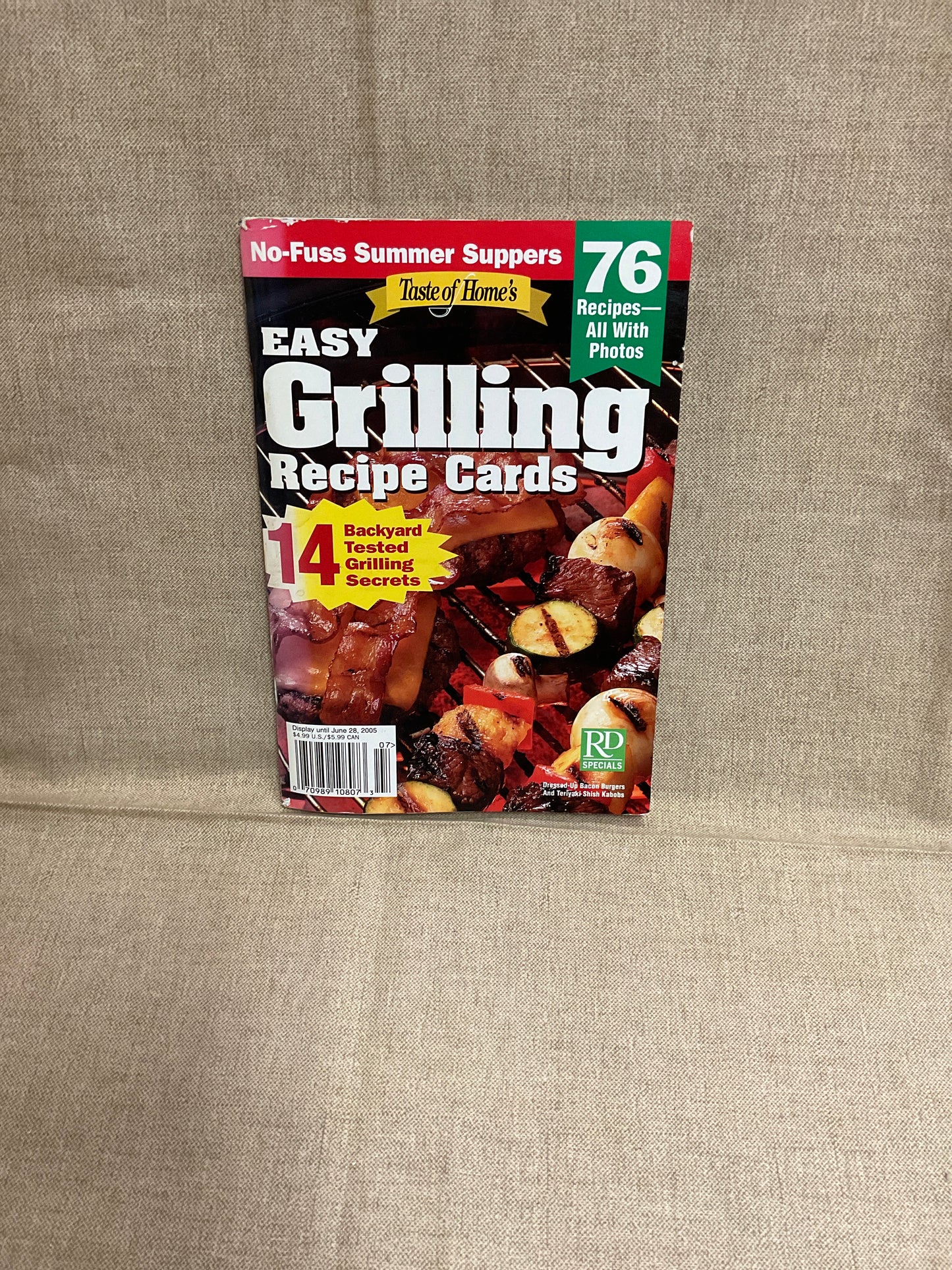 Easy Grilling Recipe Cards