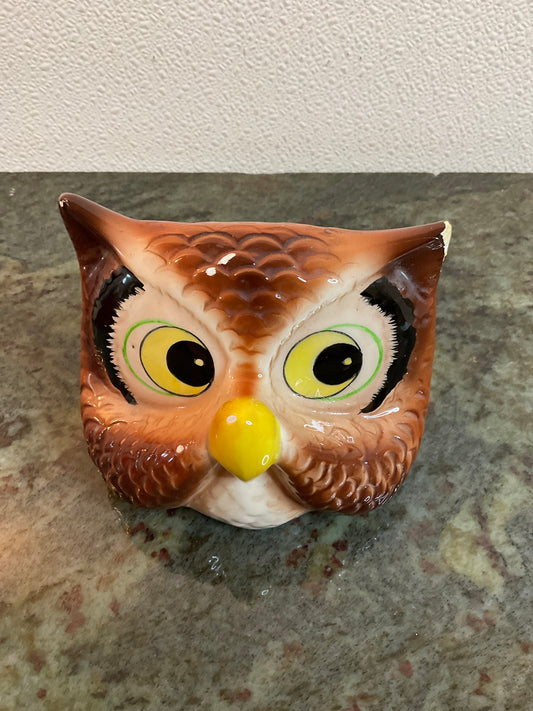 Vintage Ceramic Owl Eyeglass Holder