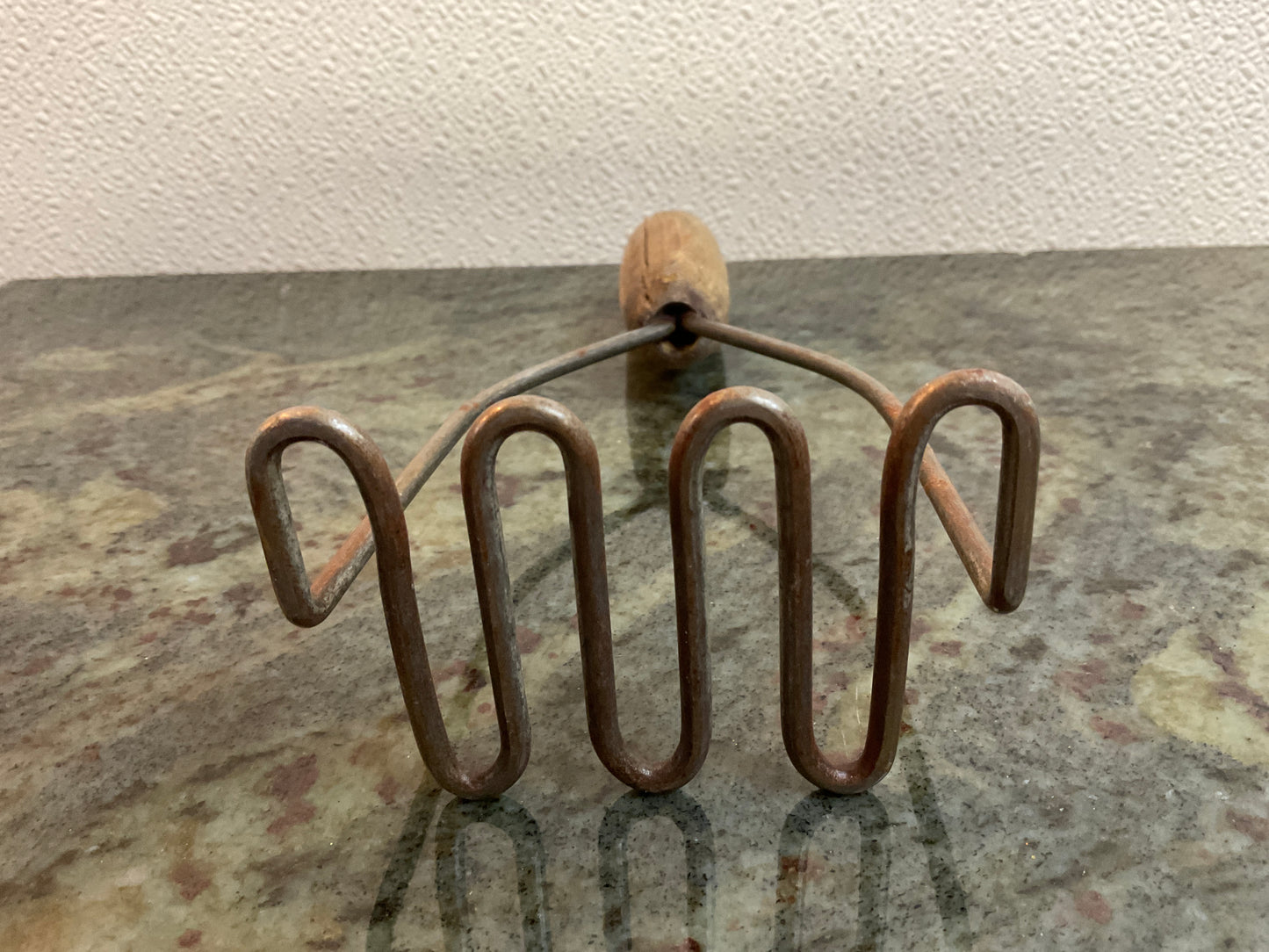 Vtg Wood Handle Masher