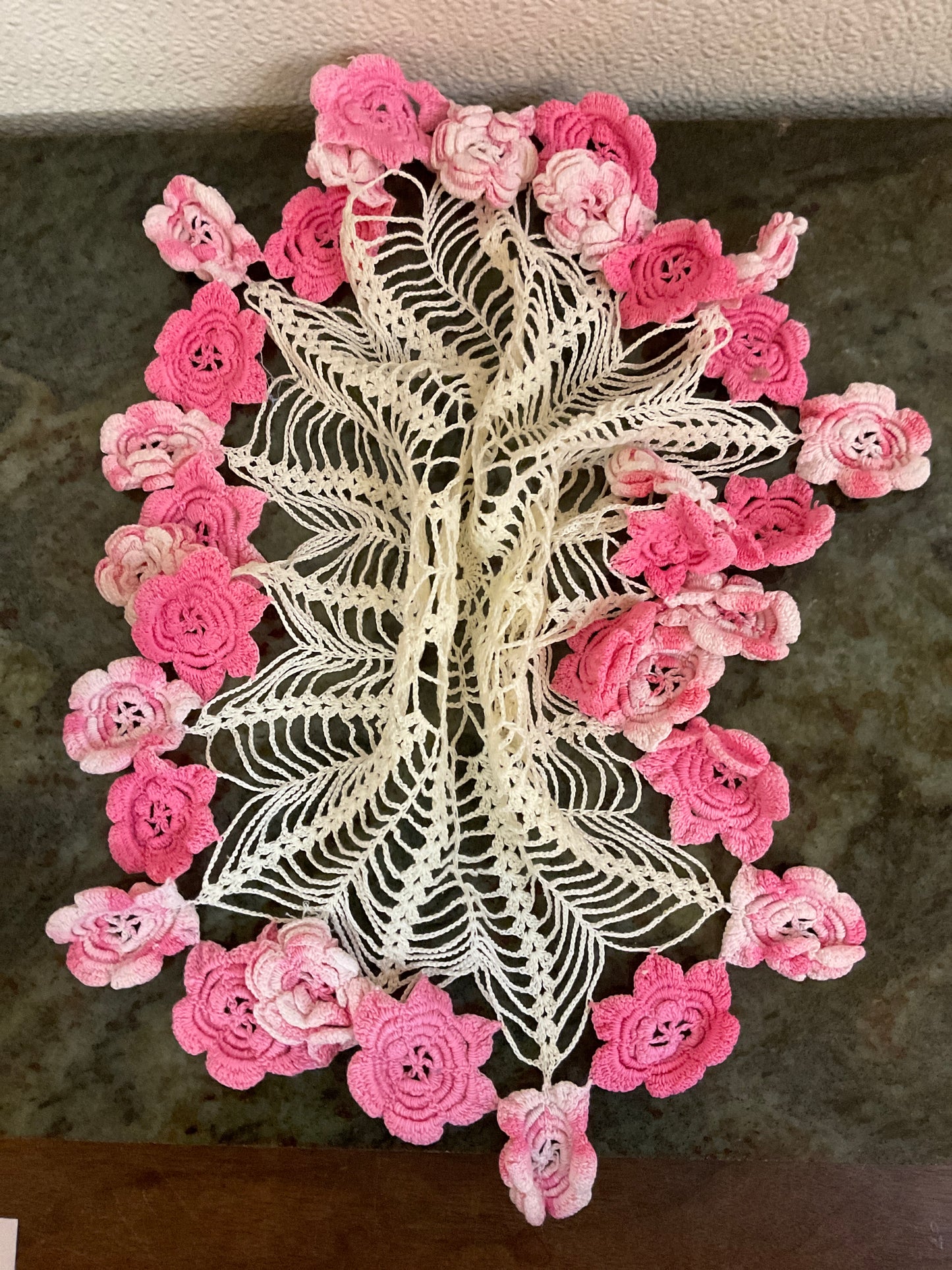Handmade Floral Crochet Doily