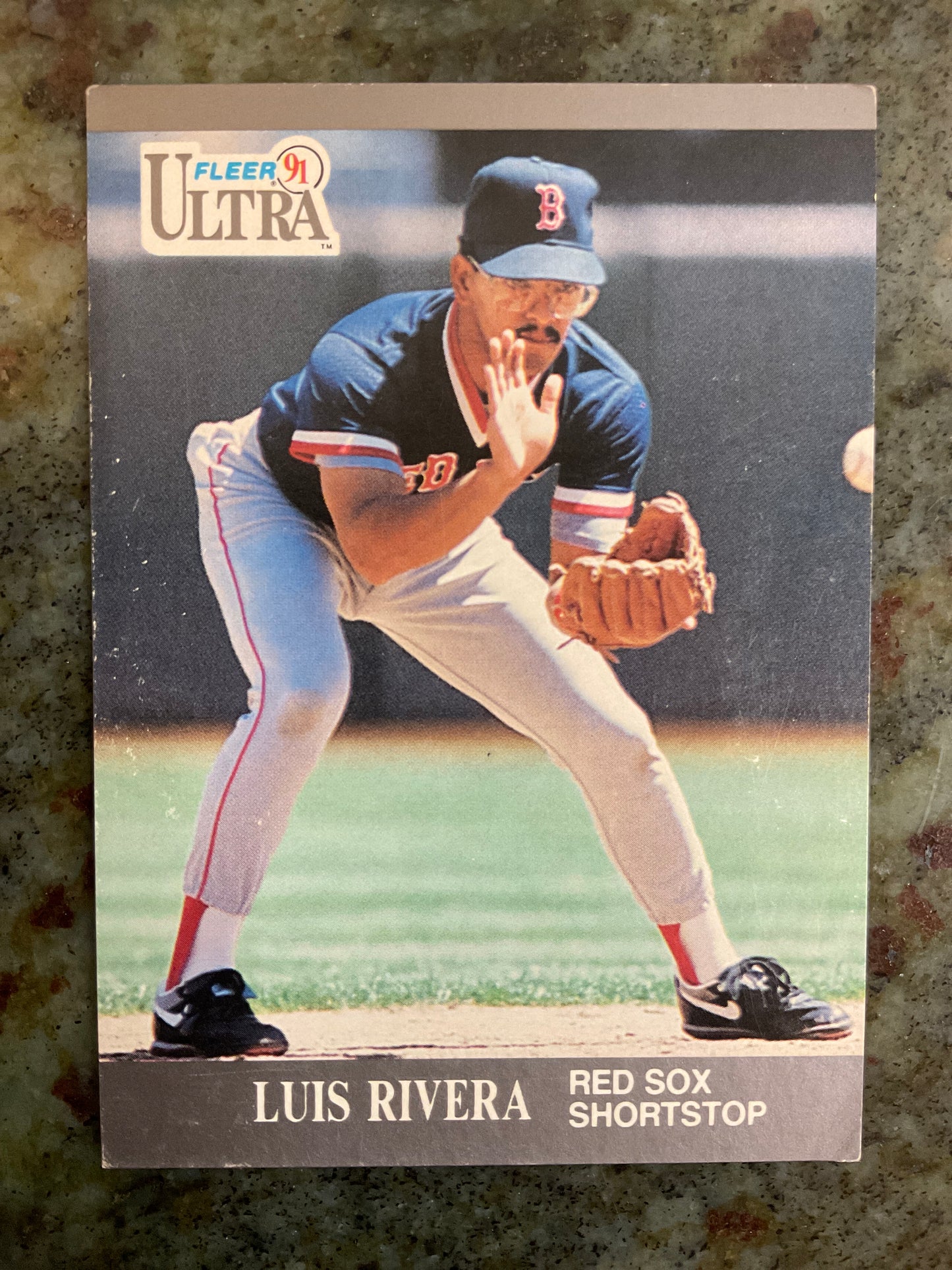 Luis Rivera 1991 Fleer Baseball Card