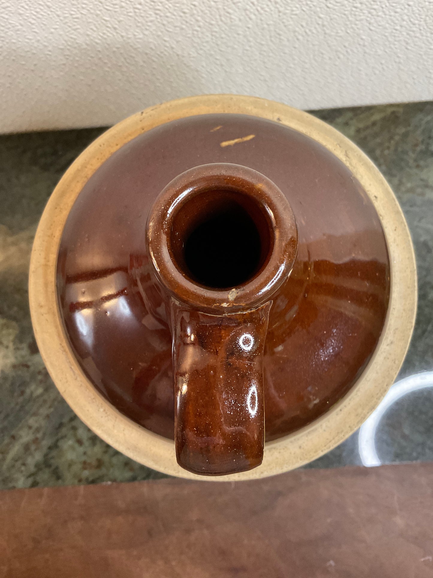 1 gallon Stoneware Jug with handle