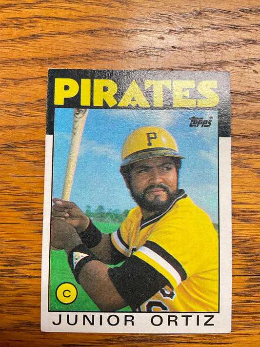 Baseball Card Junior Ortiz