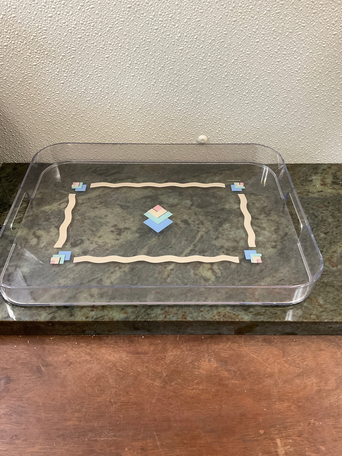 Vintage 1986 Quest Design  Group Serving Tray