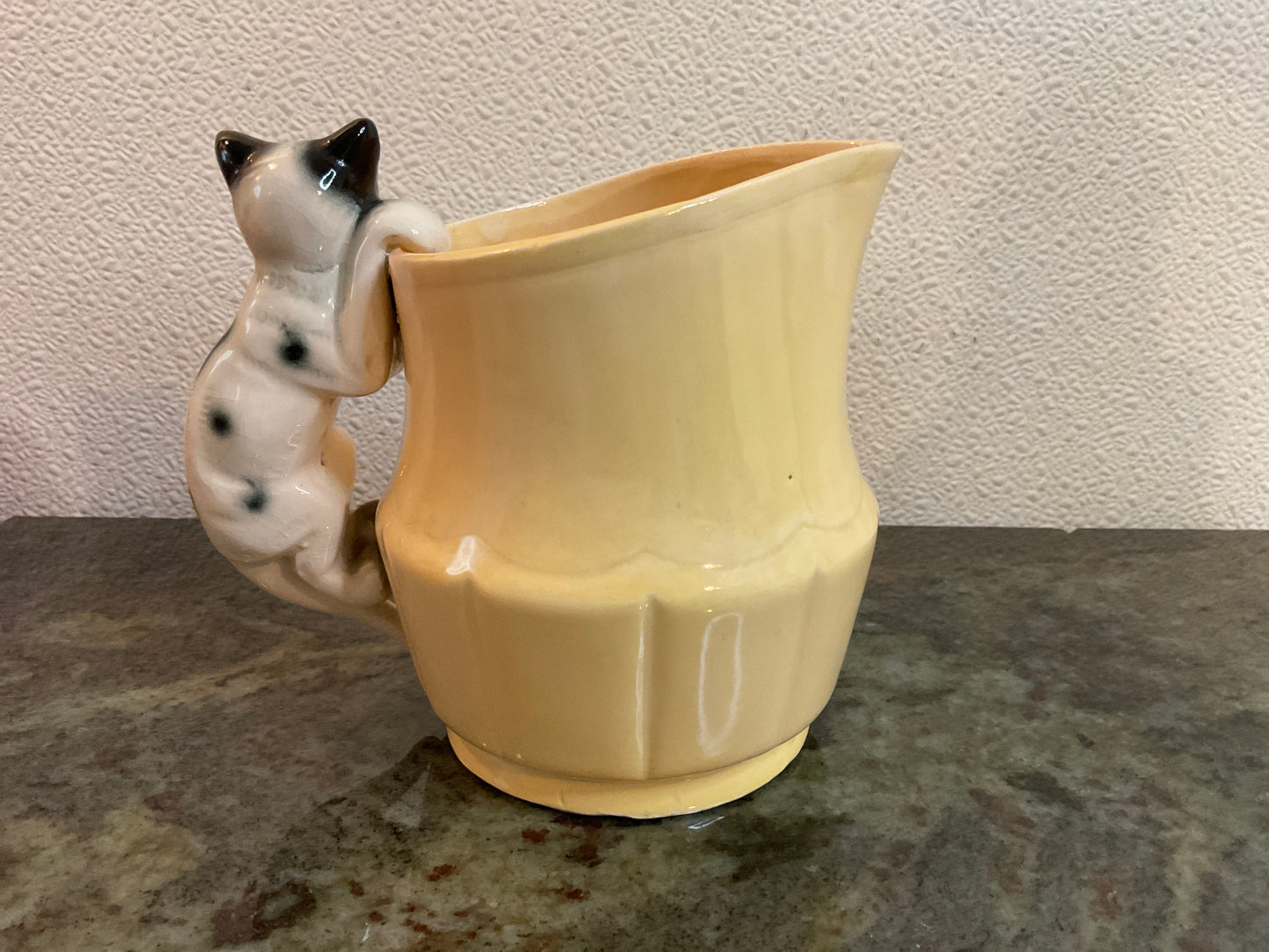 Vintage Cat Handle Creamer/Vase