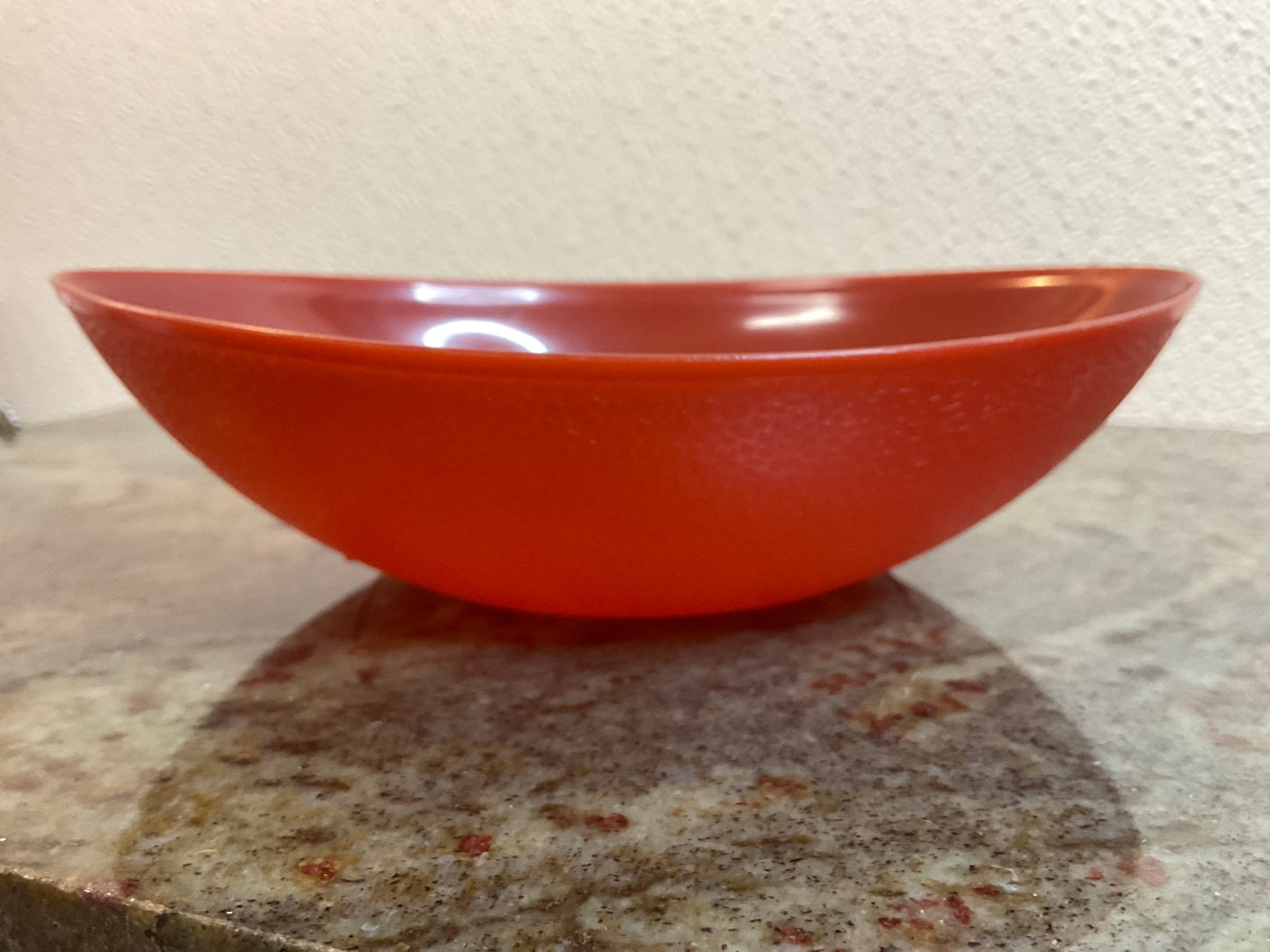 Brown Plastic Football Bowl