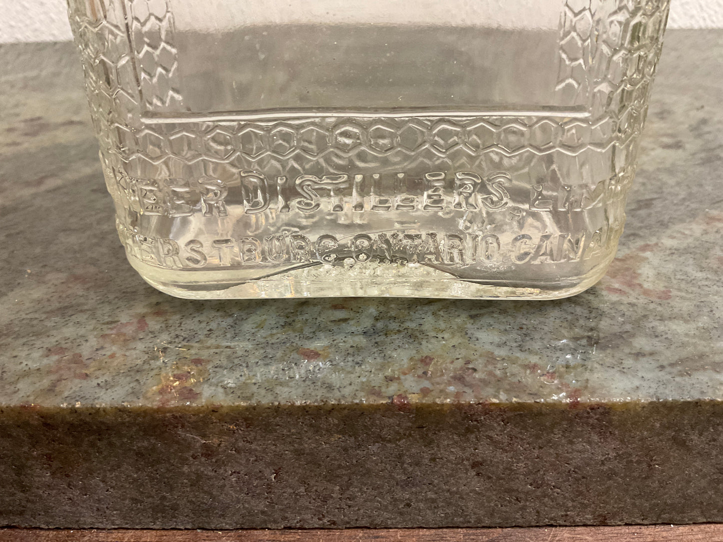 Vtg Pioneer Limited Distilled Bottle